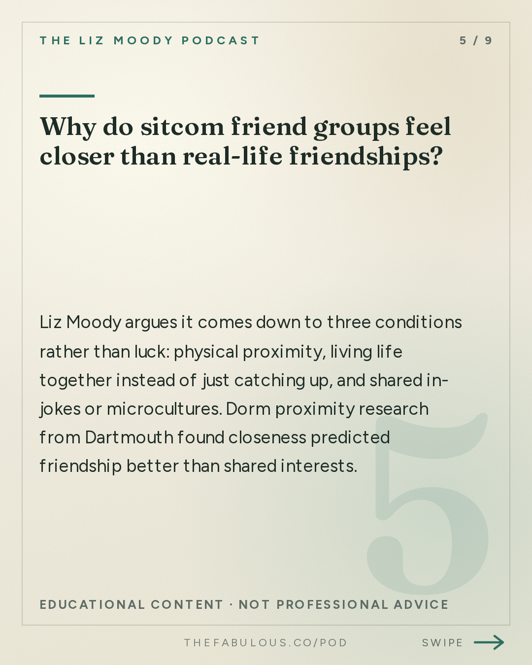 Why do sitcom friend groups feel closer than real-life friendships? — The Liz Moody Podcast: Sitcom Friend Fall: Make Your Friendships Feel Like The Ones You See On TV