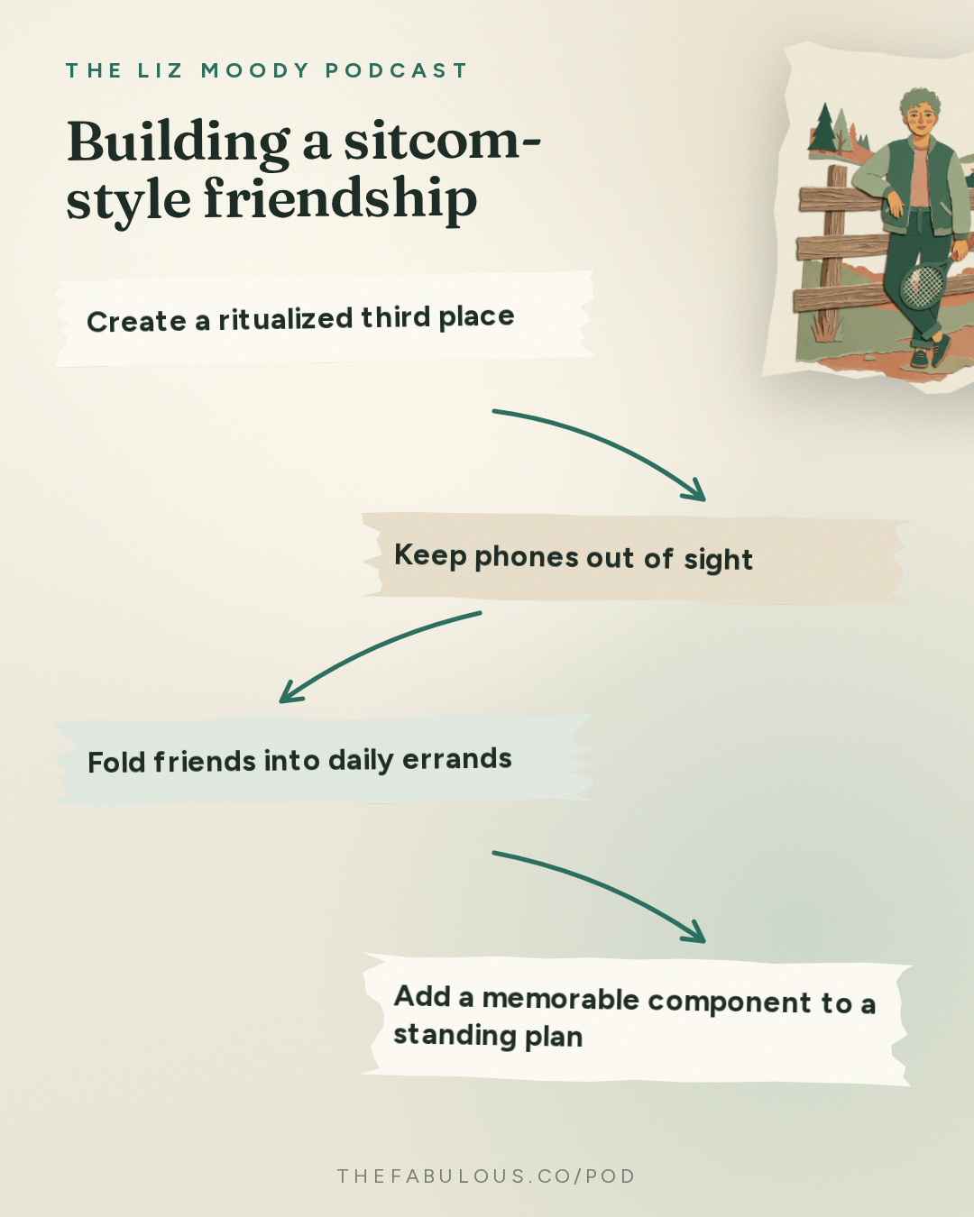 Building a sitcom-style friendship — The Liz Moody Podcast: Sitcom Friend Fall: Make Your Friendships Feel Like The Ones You See On TV