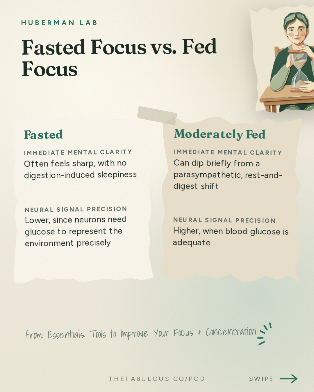 Fasted Focus vs. Fed Focus — Huberman Lab: Essentials: Tools to Improve Your Focus & Concentration
