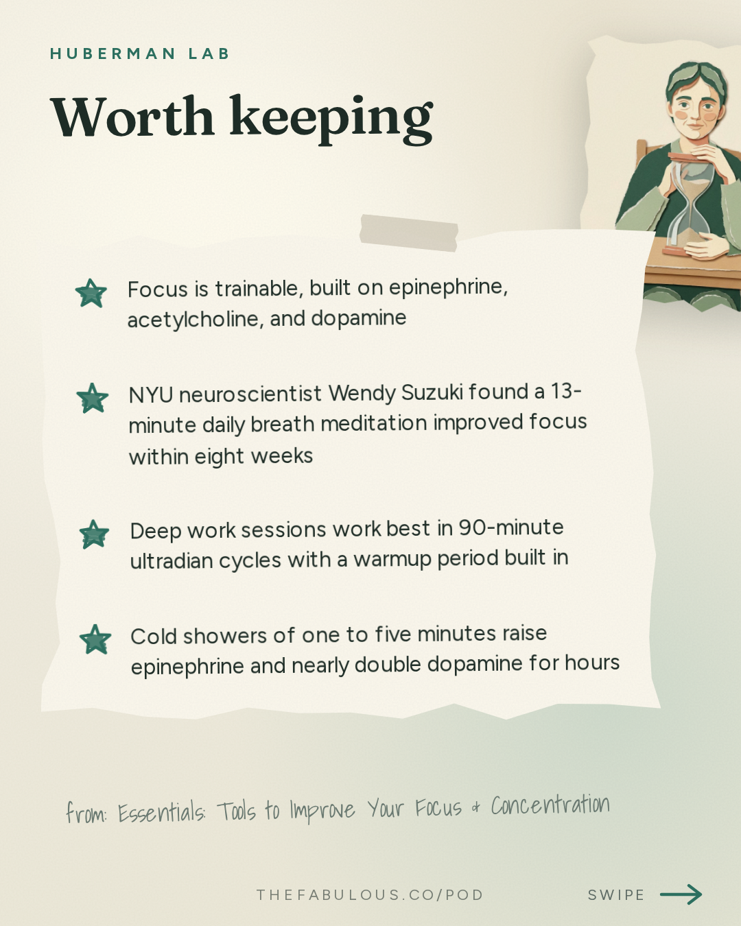 Worth keeping — Huberman Lab: Essentials: Tools to Improve Your Focus & Concentration