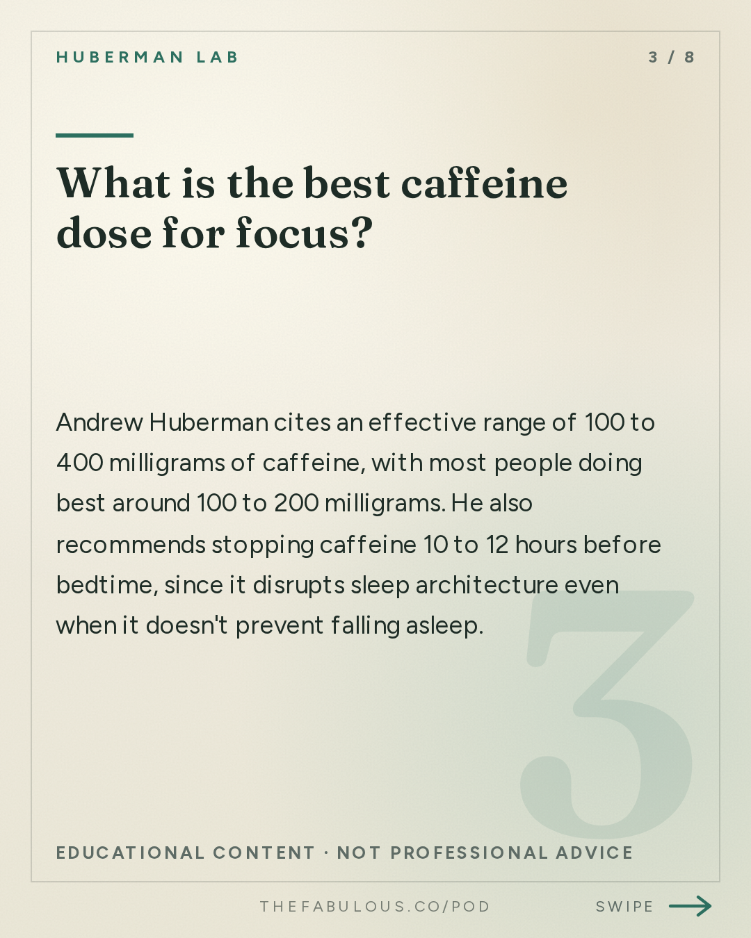 What is the best caffeine dose for focus? — Huberman Lab: Essentials: Tools to Improve Your Focus & Concentration