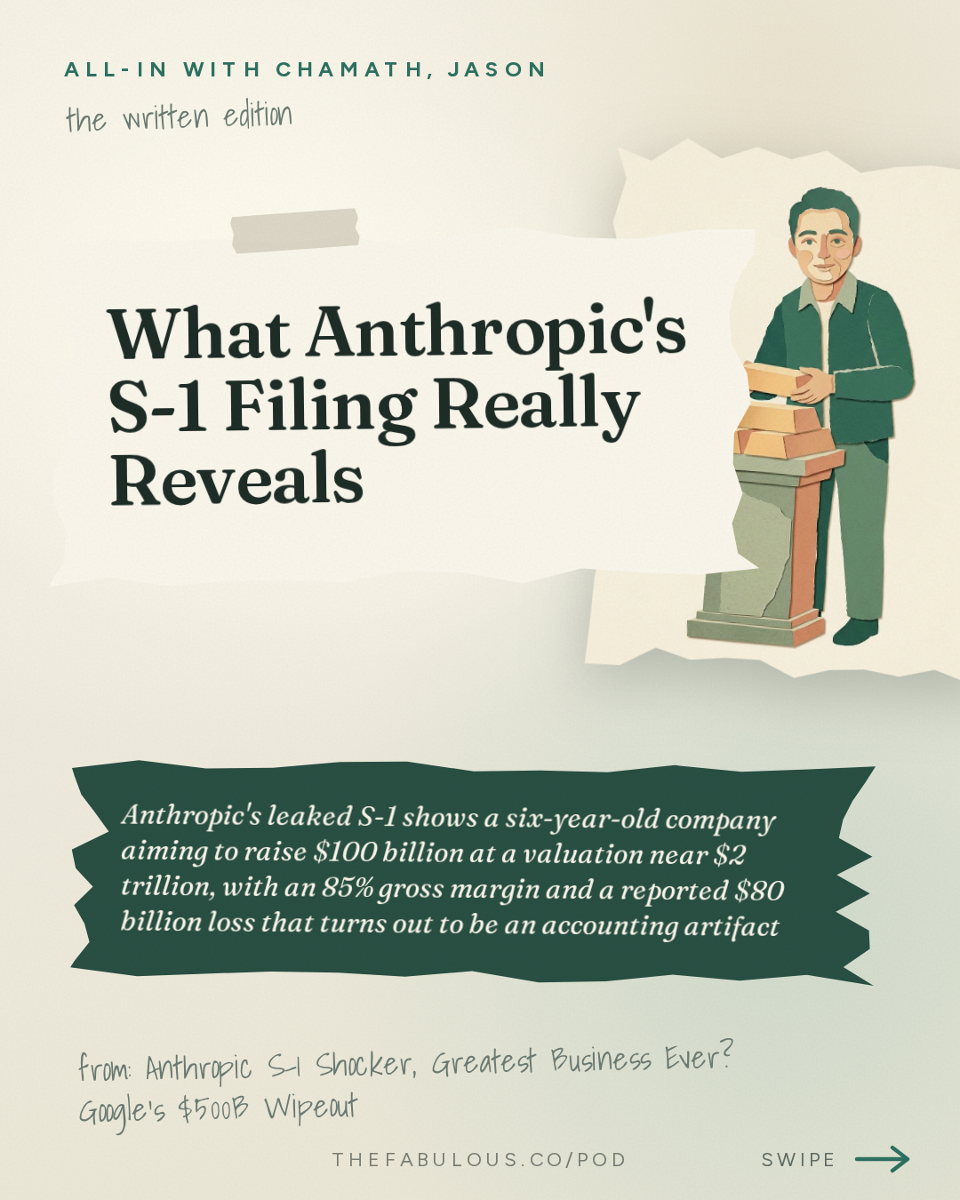 What Anthropic's S-1 Filing Really Reveals — All-In with Chamath, Jason, Sacks & Friedberg: Anthropic S-1 Shocker, Greatest Business Ever? Google's $500B Wipeout, Midterm Predictions