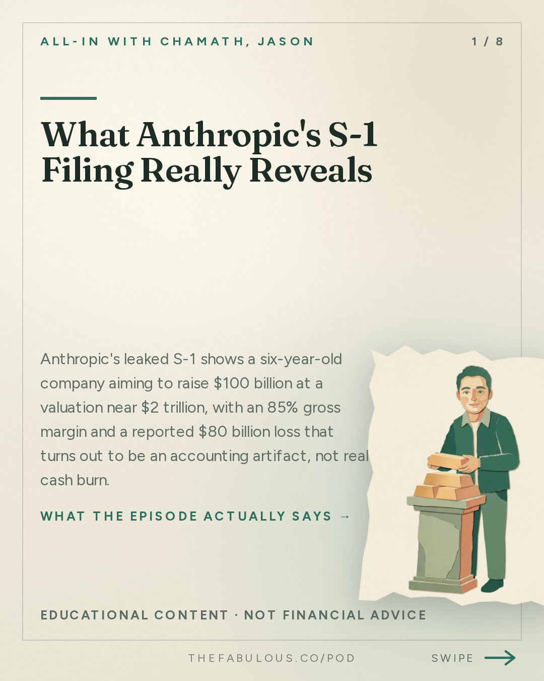 What Anthropic's S-1 Filing Really Reveals — All-In with Chamath, Jason, Sacks & Friedberg: Anthropic S-1 Shocker, Greatest Business Ever? Google's $500B Wipeout, Midterm Predictions
