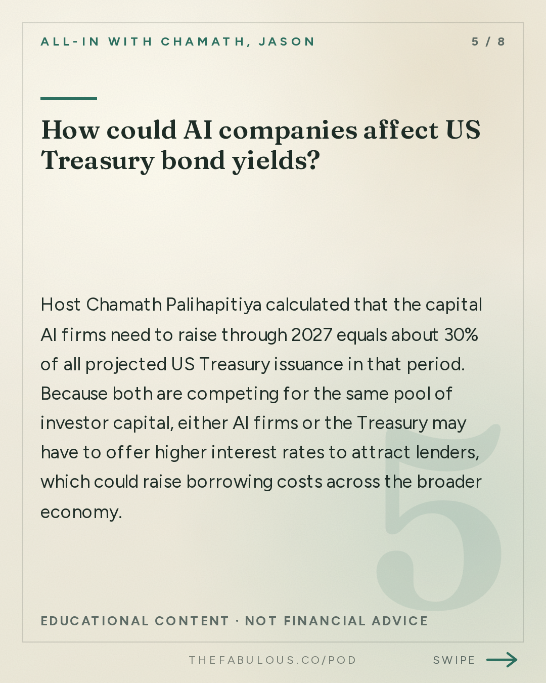 How could AI companies affect US Treasury bond yields? — All-In with Chamath, Jason, Sacks & Friedberg: Anthropic S-1 Shocker, Greatest Business Ever? Google's $500B Wipeout, Midterm Predictions