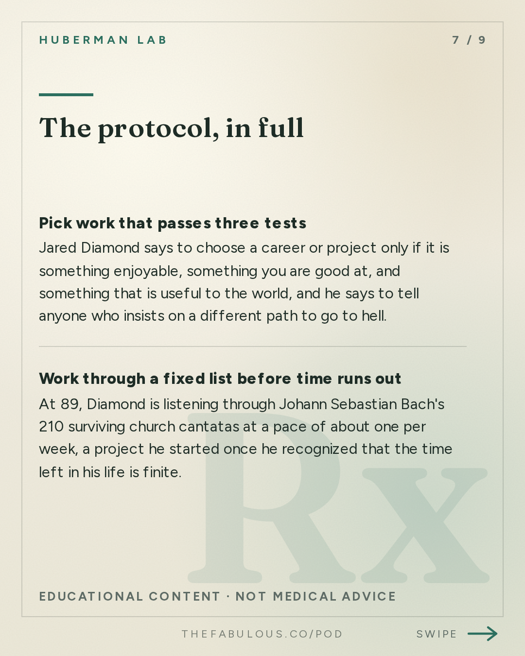 The protocol, in full — Huberman Lab: What Makes Great Leaders & How to Live an Extraordinary Life | Dr. Jared Diamond