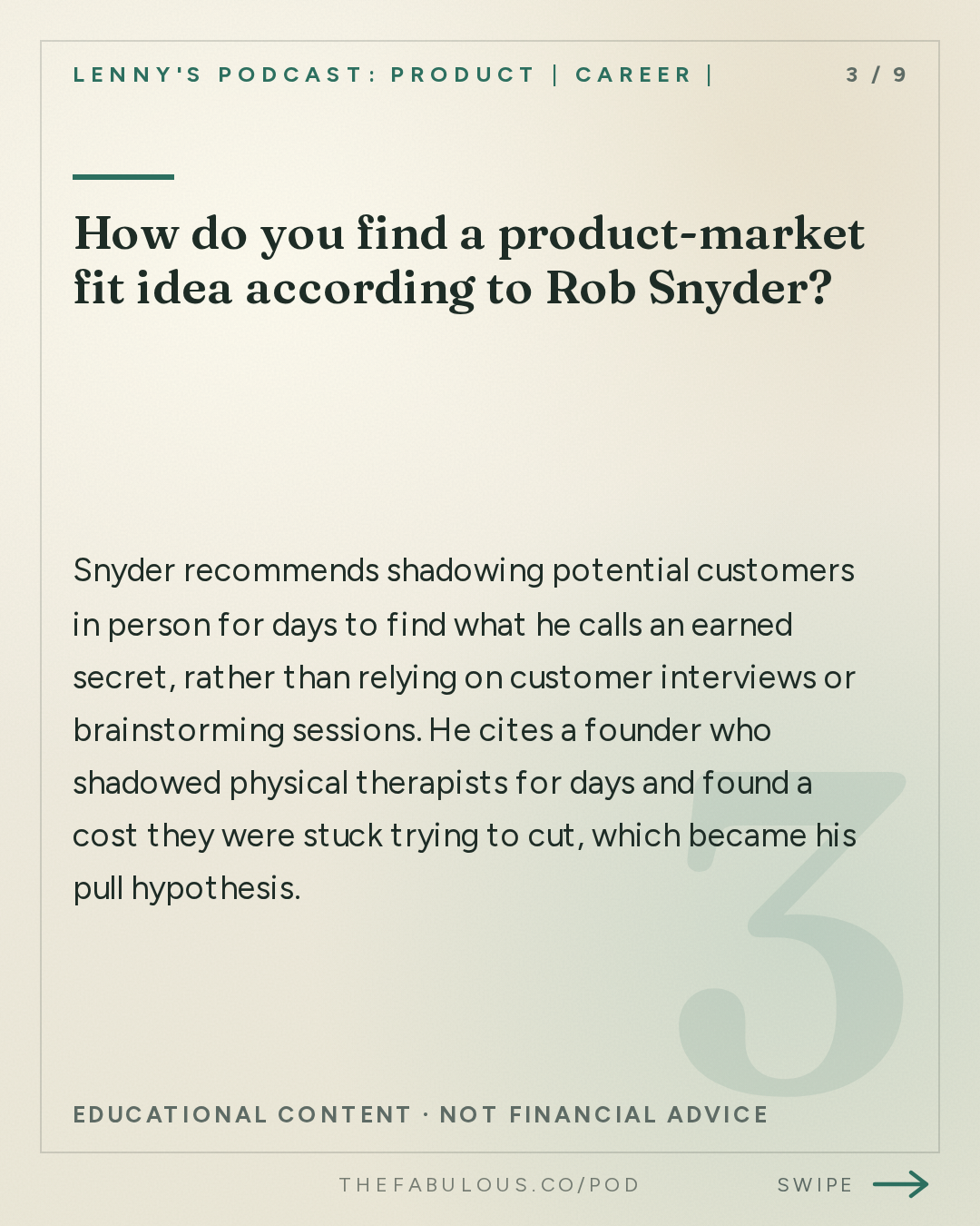 How do you find a product-market fit idea according to Rob Snyder? — Lenny's Podcast: Product | Career | Growth: An 86-minute guide to finding PMF | Rob Snyder (Author, The Power of Pull)