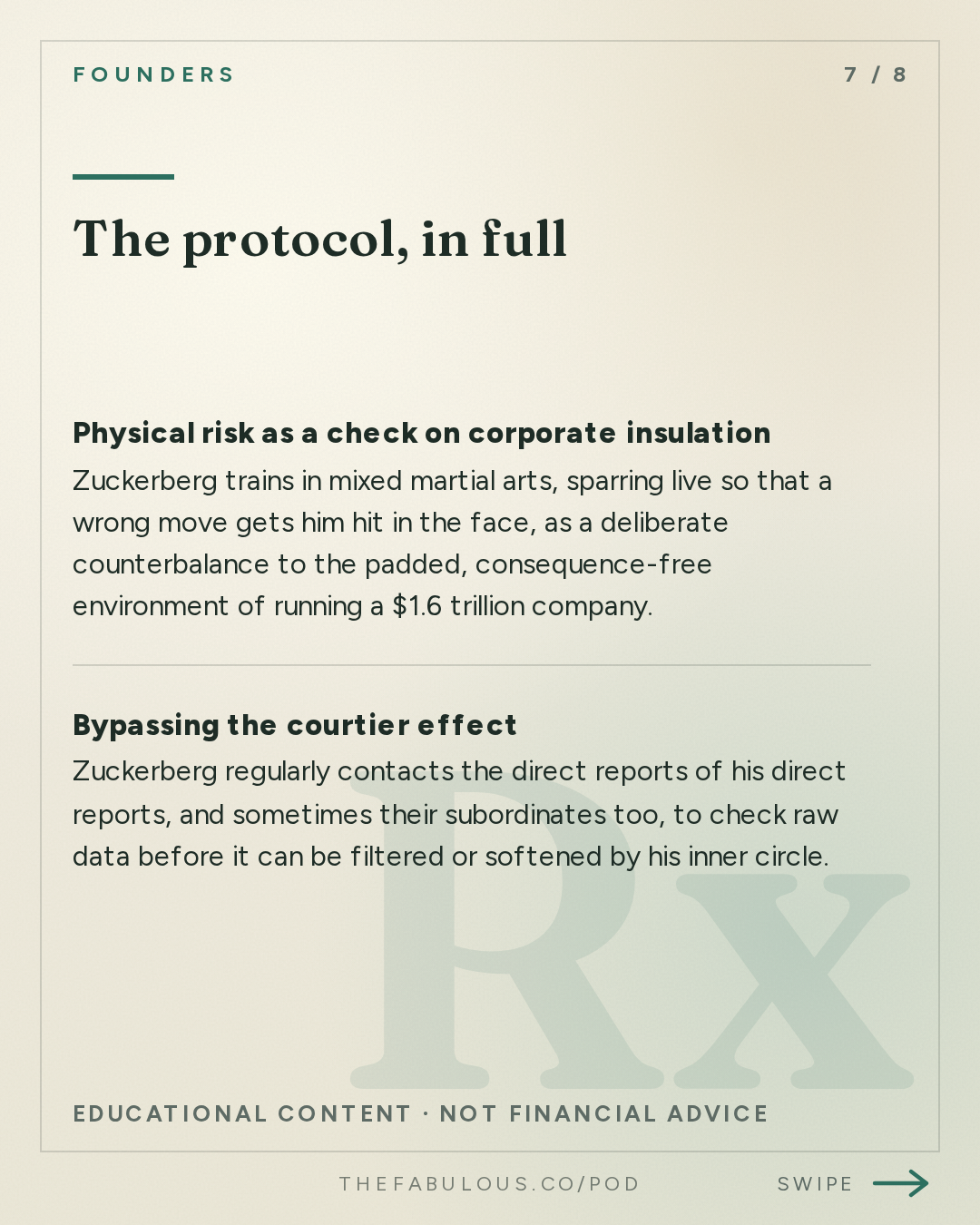 The protocol, in full — Founders: #435 Mark Zuckerberg's Empire