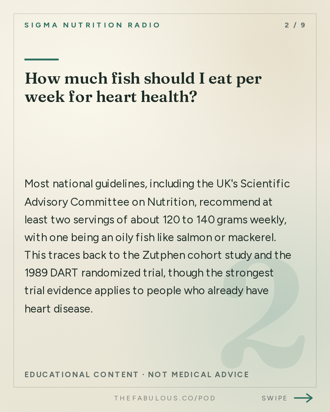 How much fish should I eat per week for heart health? — Sigma Nutrition Radio: #619: How Much Fish Should a Healthy Diet Contain?