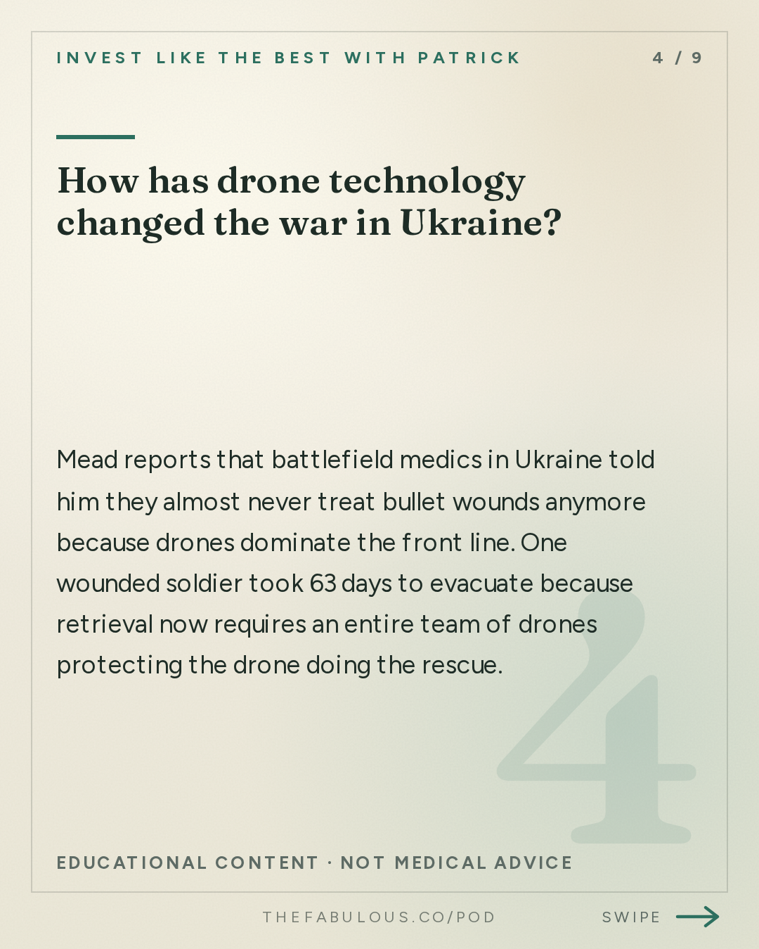 How has drone technology changed the war in Ukraine? — Invest Like the Best with Patrick O'Shaughnessy: Walter Russell Mead - How America Keeps Winning - [Invest Like the Best, EP.490]