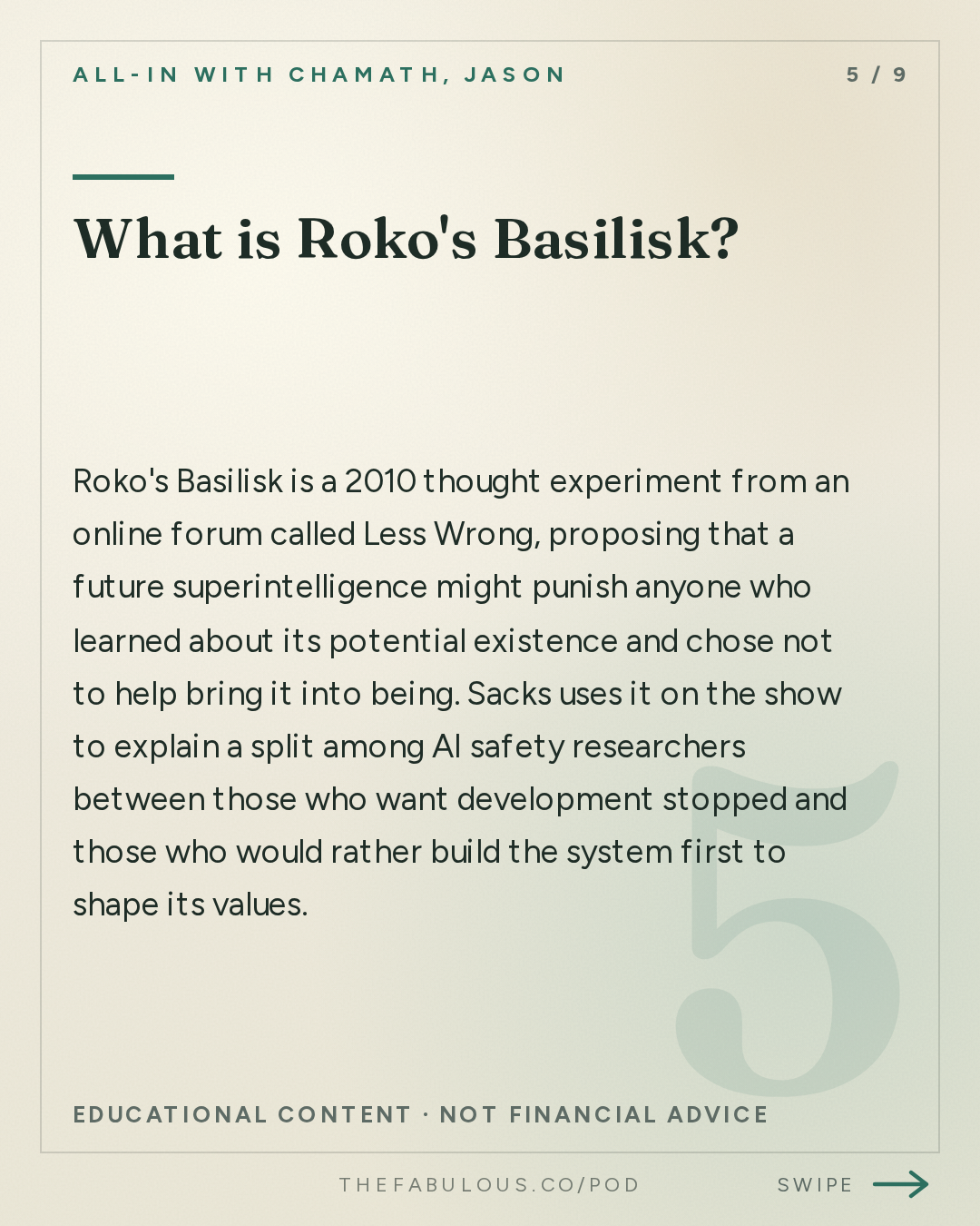 What is Roko's Basilisk? — All-In with Chamath, Jason, Sacks & Friedberg: Is Claude Conscious? Pope Rejects, Model Welfare Movement, OpenAI's Math Backlash, France Riots
