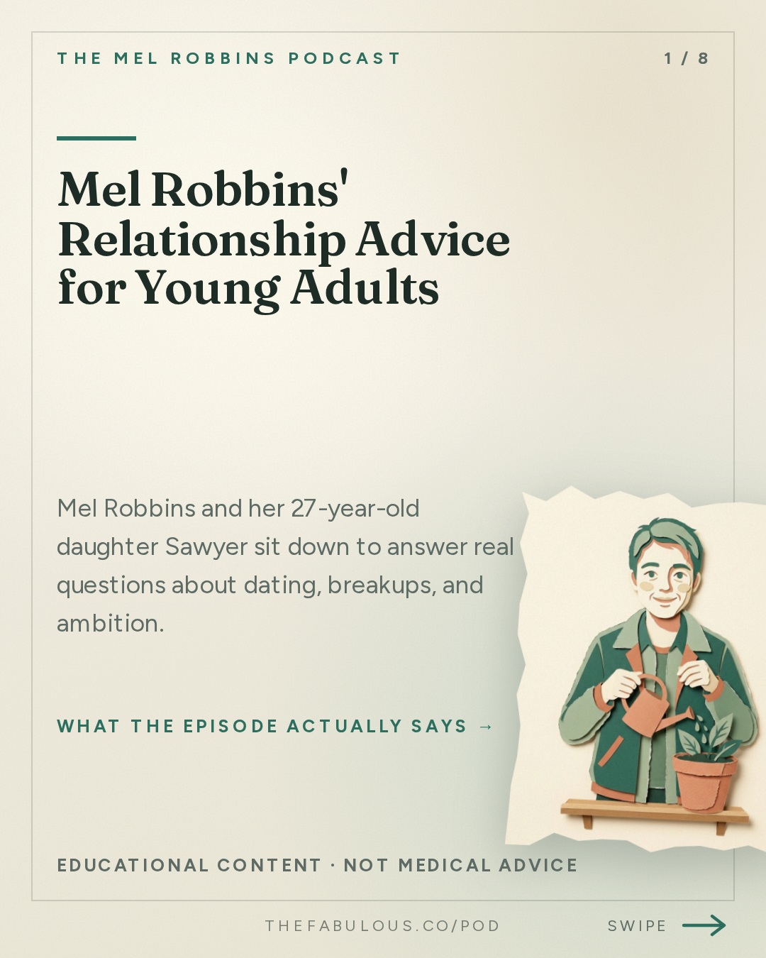 Mel Robbins' Relationship Advice for Young Adults — The Mel Robbins Podcast: The Best Relationship Advice I’d Give My 27-Year-Old Daughter