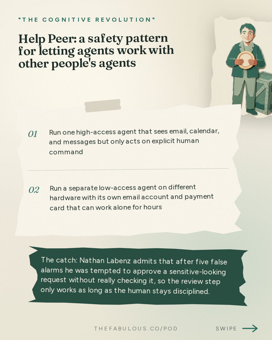 Help Peer: a safety pattern for letting agents work with other people's agents — "The Cognitive Revolution" : AI:AM Highlights: Clean Neurons, Black October, the GPU Credit Crunch, and Buying the Supply Chain
