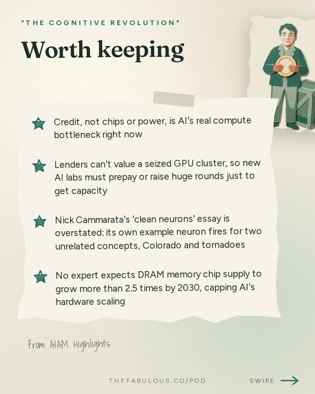 Worth keeping — "The Cognitive Revolution" : AI:AM Highlights: Clean Neurons, Black October, the GPU Credit Crunch, and Buying the Supply Chain