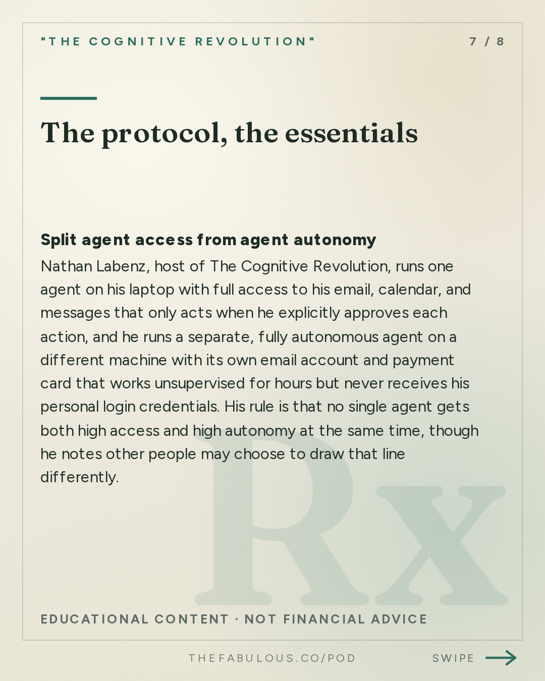 The protocol, the essentials — "The Cognitive Revolution" : AI:AM Highlights: Clean Neurons, Black October, the GPU Credit Crunch, and Buying the Supply Chain