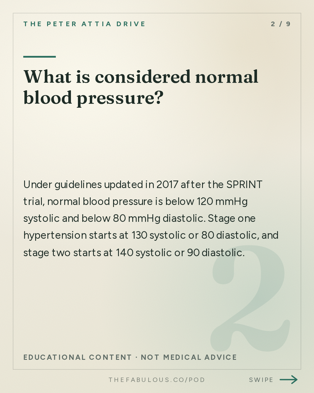 What is considered normal blood pressure? — The Peter Attia Drive: Blood pressure: how to measure, manage, and treat high blood pressure (AMA #48 rebroadcast)