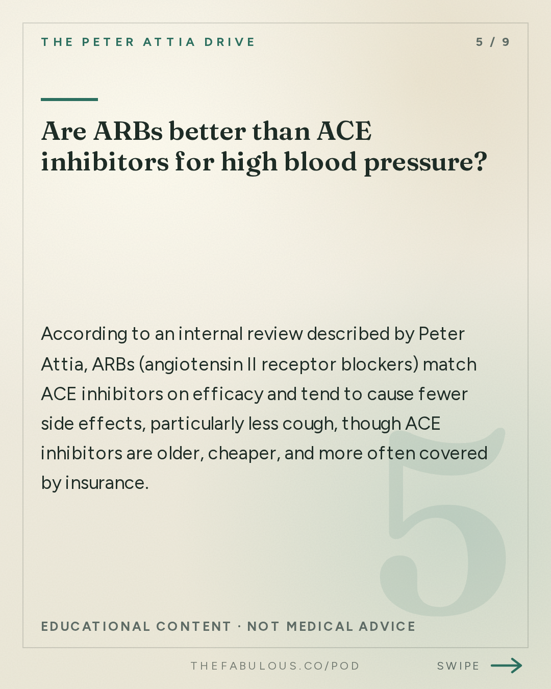 Are ARBs better than ACE inhibitors for high blood pressure? — The Peter Attia Drive: Blood pressure: how to measure, manage, and treat high blood pressure (AMA #48 rebroadcast)