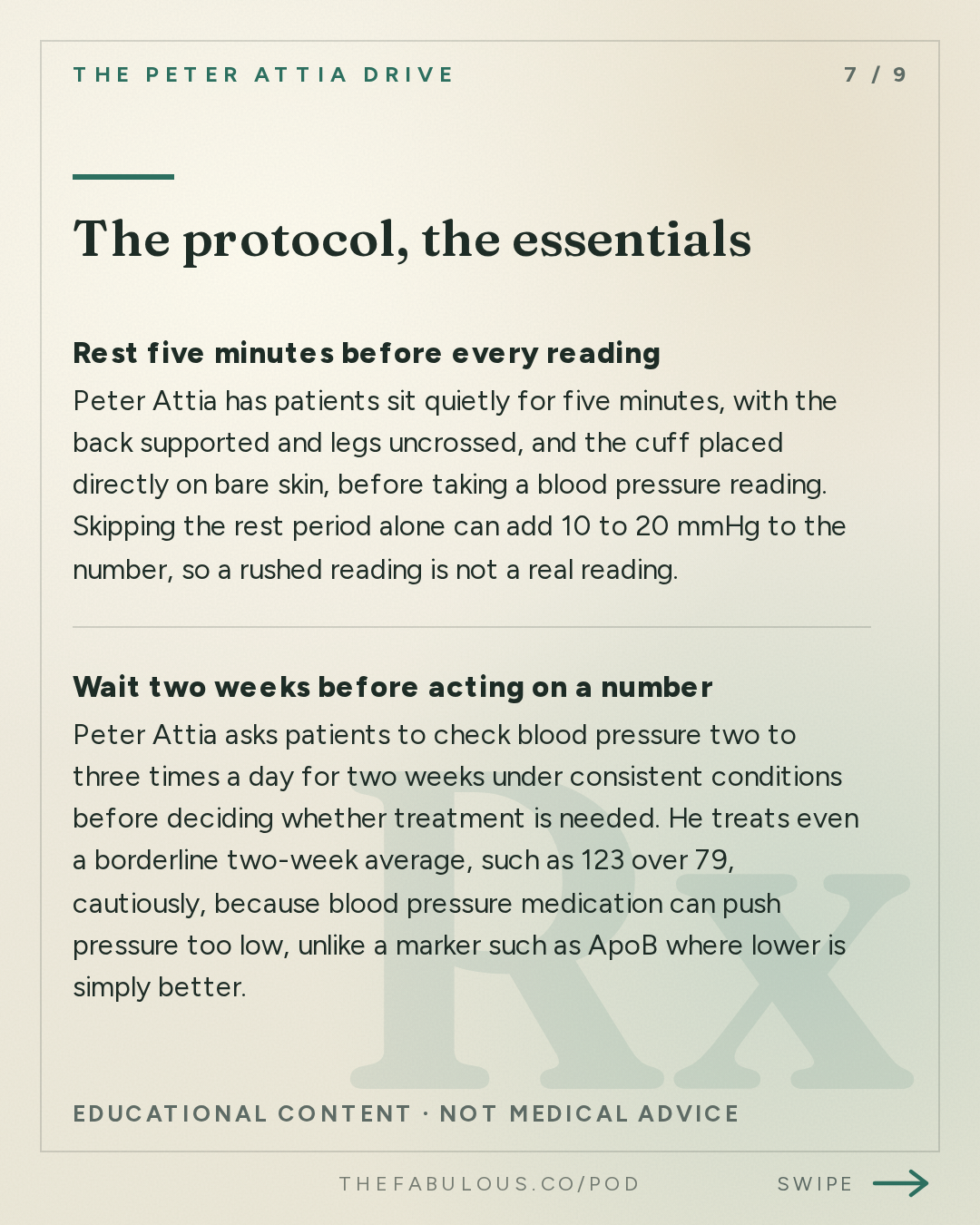 The protocol, the essentials — The Peter Attia Drive: Blood pressure: how to measure, manage, and treat high blood pressure (AMA #48 rebroadcast)