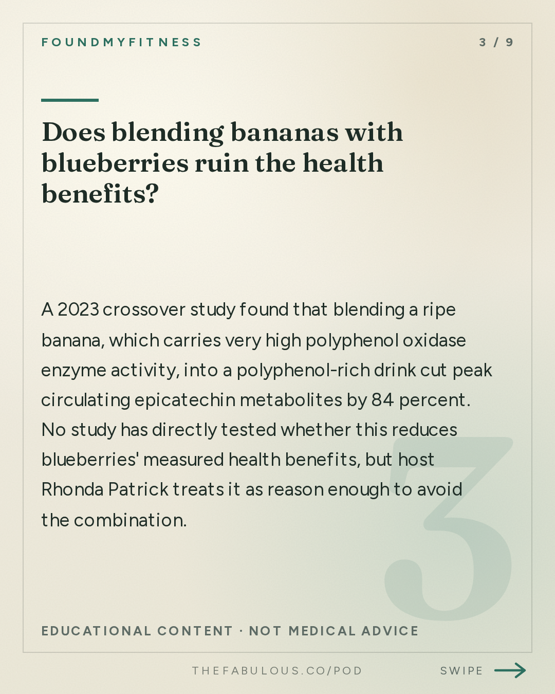 Does blending bananas with blueberries ruin the health benefits? — FoundMyFitness: #115 The Science of Blueberries for Brain and Vascular Health