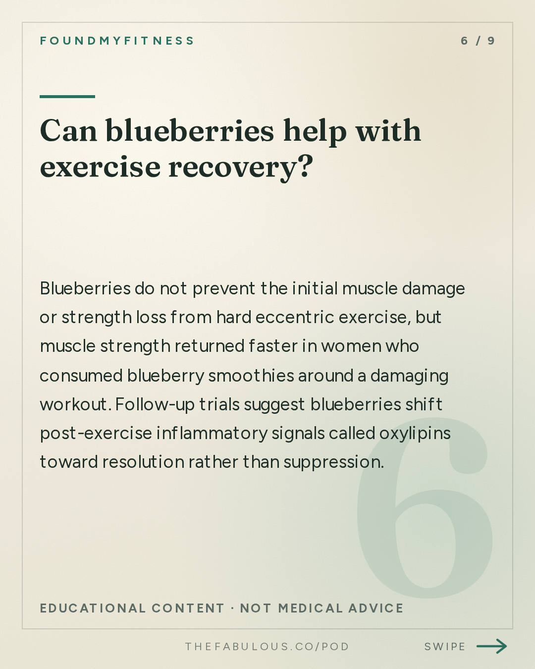 Can blueberries help with exercise recovery? — FoundMyFitness: #115 The Science of Blueberries for Brain and Vascular Health