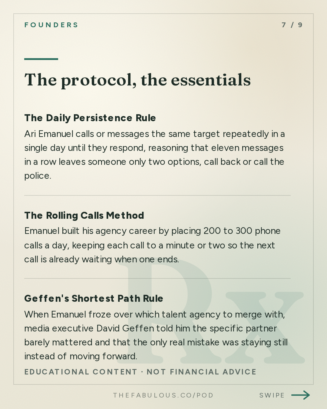 The protocol, the essentials — Founders: #436 Ari Emanuel's Autobiography