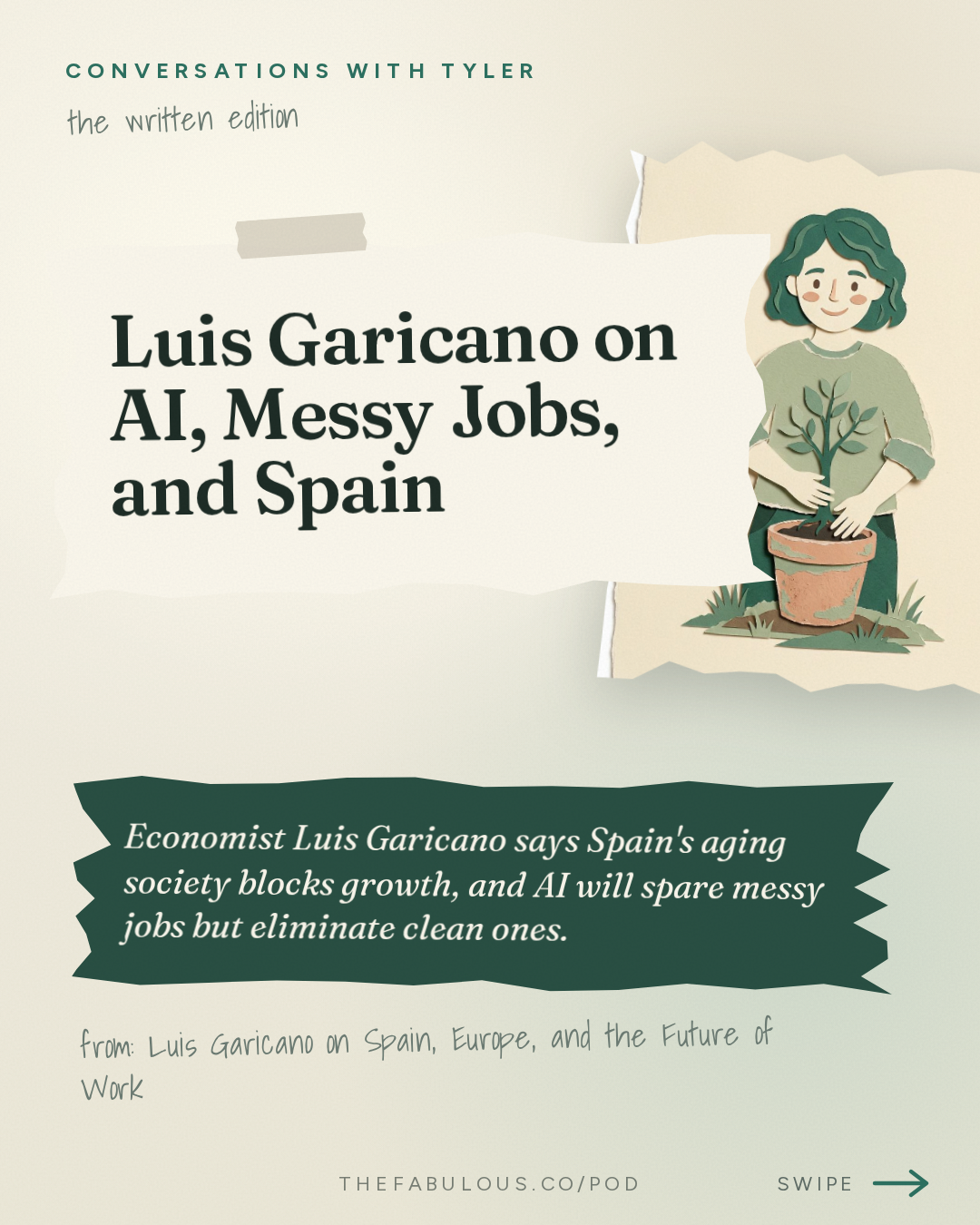 Luis Garicano on AI, Messy Jobs, and Spain — Conversations with Tyler: Luis Garicano on Spain, Europe, and the Future of Work