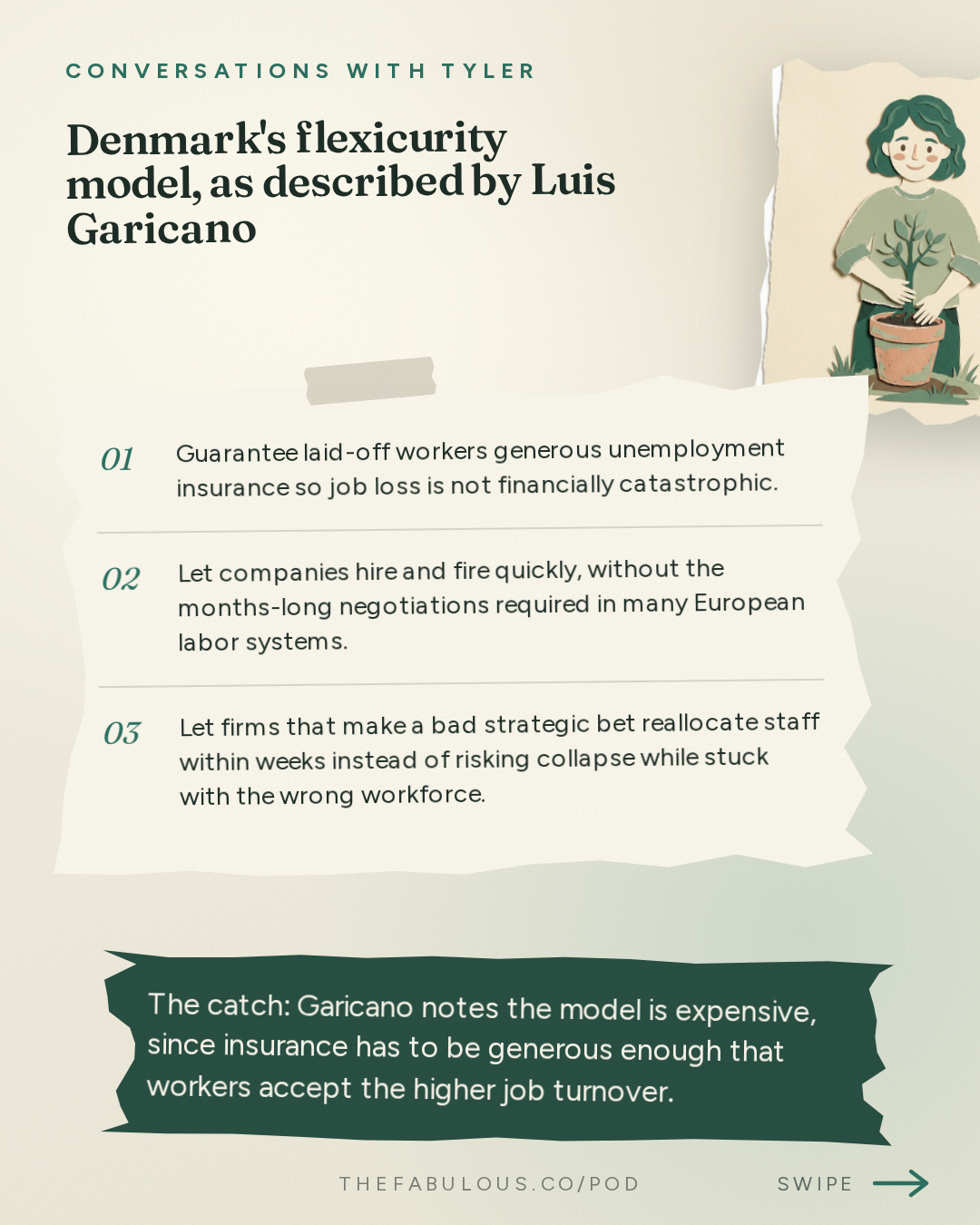 Denmark's flexicurity model, as described by Luis Garicano — Conversations with Tyler: Luis Garicano on Spain, Europe, and the Future of Work