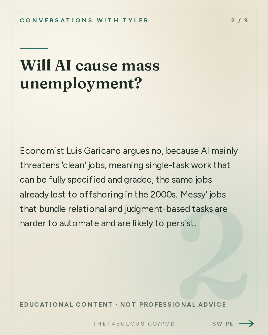 Will AI cause mass unemployment? — Conversations with Tyler: Luis Garicano on Spain, Europe, and the Future of Work