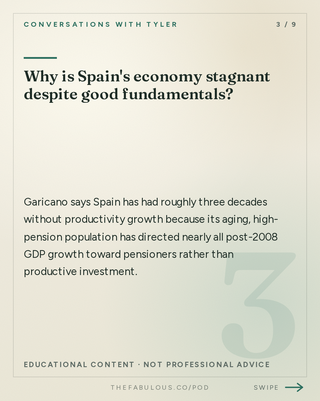 Why is Spain's economy stagnant despite good fundamentals? — Conversations with Tyler: Luis Garicano on Spain, Europe, and the Future of Work