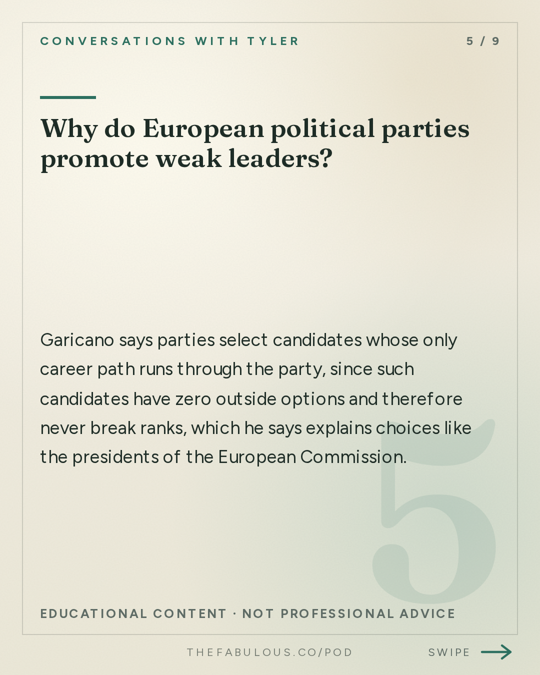 Why do European political parties promote weak leaders? — Conversations with Tyler: Luis Garicano on Spain, Europe, and the Future of Work
