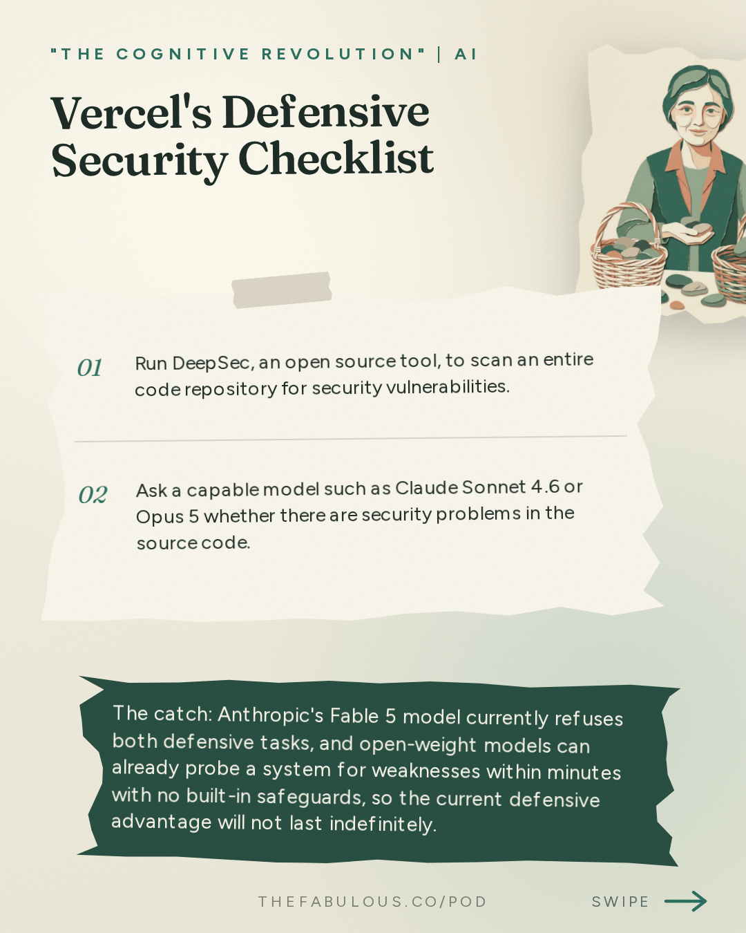Vercel's Defensive Security Checklist — "The Cognitive Revolution" | AI Builders, Researchers, and Live Player Analysis: AI:AM Highlights: Recursive Self-Improvement, Rushed and Vibe-Coded?