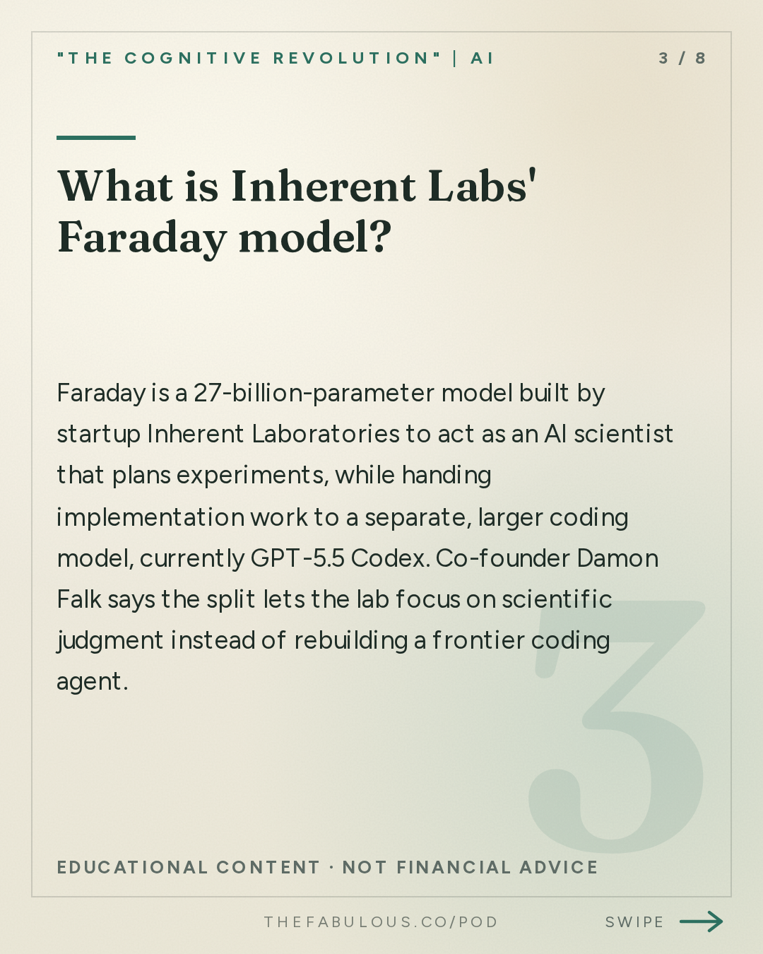 What is Inherent Labs' Faraday model? — "The Cognitive Revolution" | AI Builders, Researchers, and Live Player Analysis: AI:AM Highlights: Recursive Self-Improvement, Rushed and Vibe-Coded?