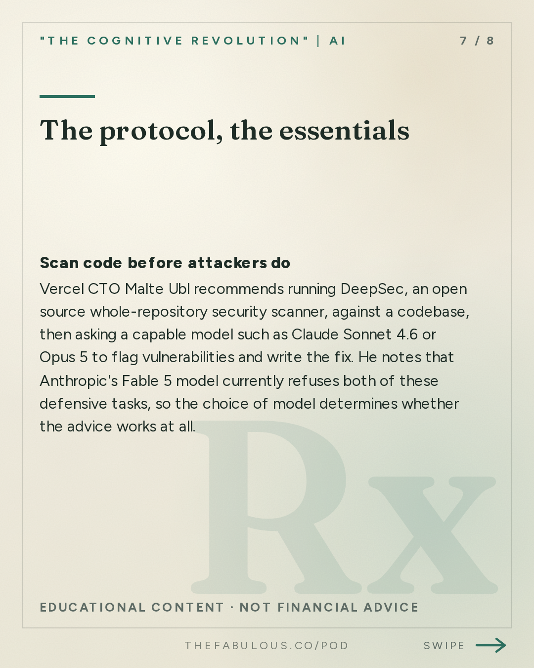 The protocol, the essentials — "The Cognitive Revolution" | AI Builders, Researchers, and Live Player Analysis: AI:AM Highlights: Recursive Self-Improvement, Rushed and Vibe-Coded?
