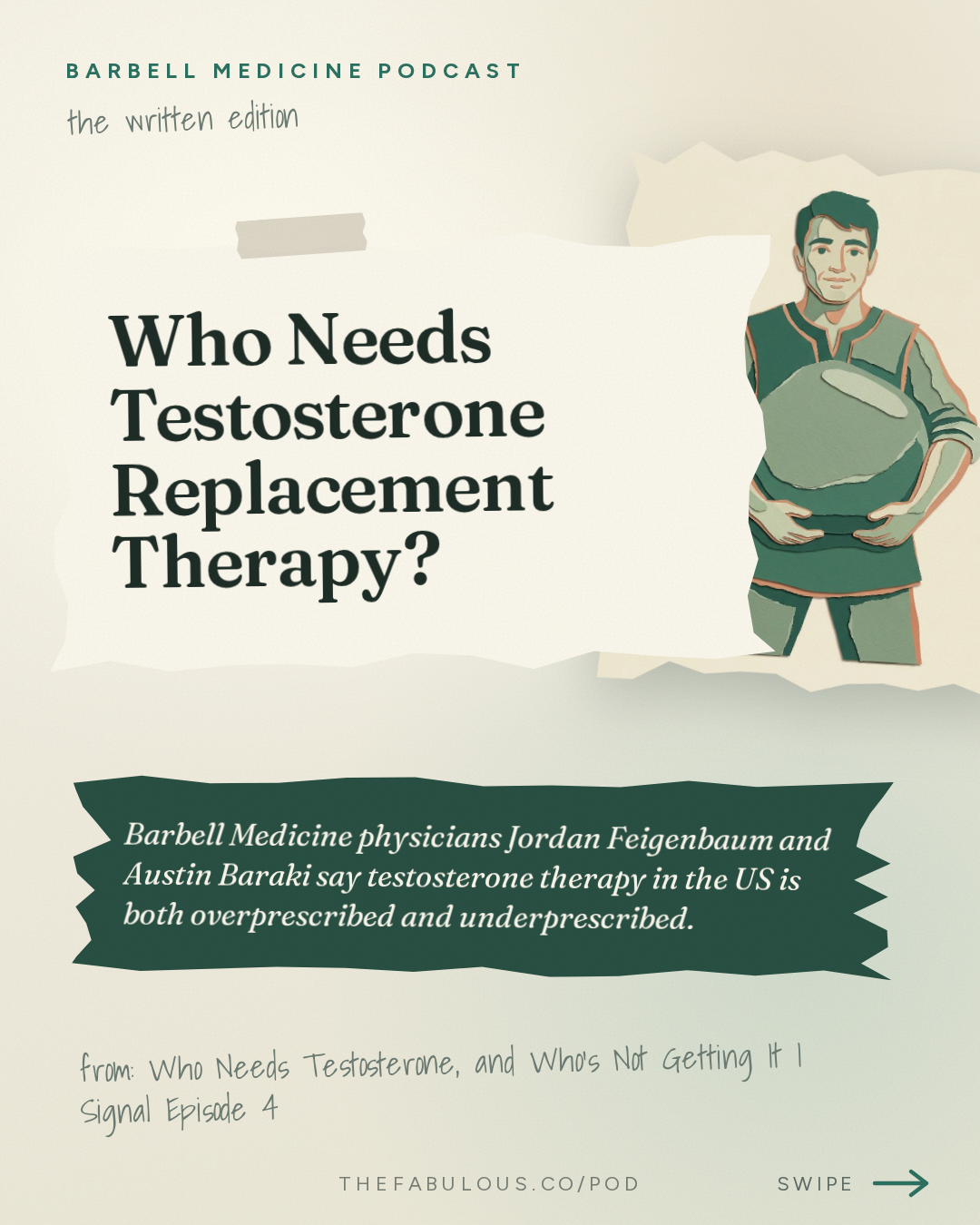 Who Needs Testosterone Replacement Therapy? — Barbell Medicine Podcast: Who Needs Testosterone, and Who's Not Getting It I Signal Episode 4