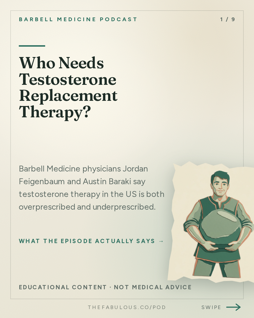 Who Needs Testosterone Replacement Therapy? — Barbell Medicine Podcast: Who Needs Testosterone, and Who's Not Getting It I Signal Episode 4