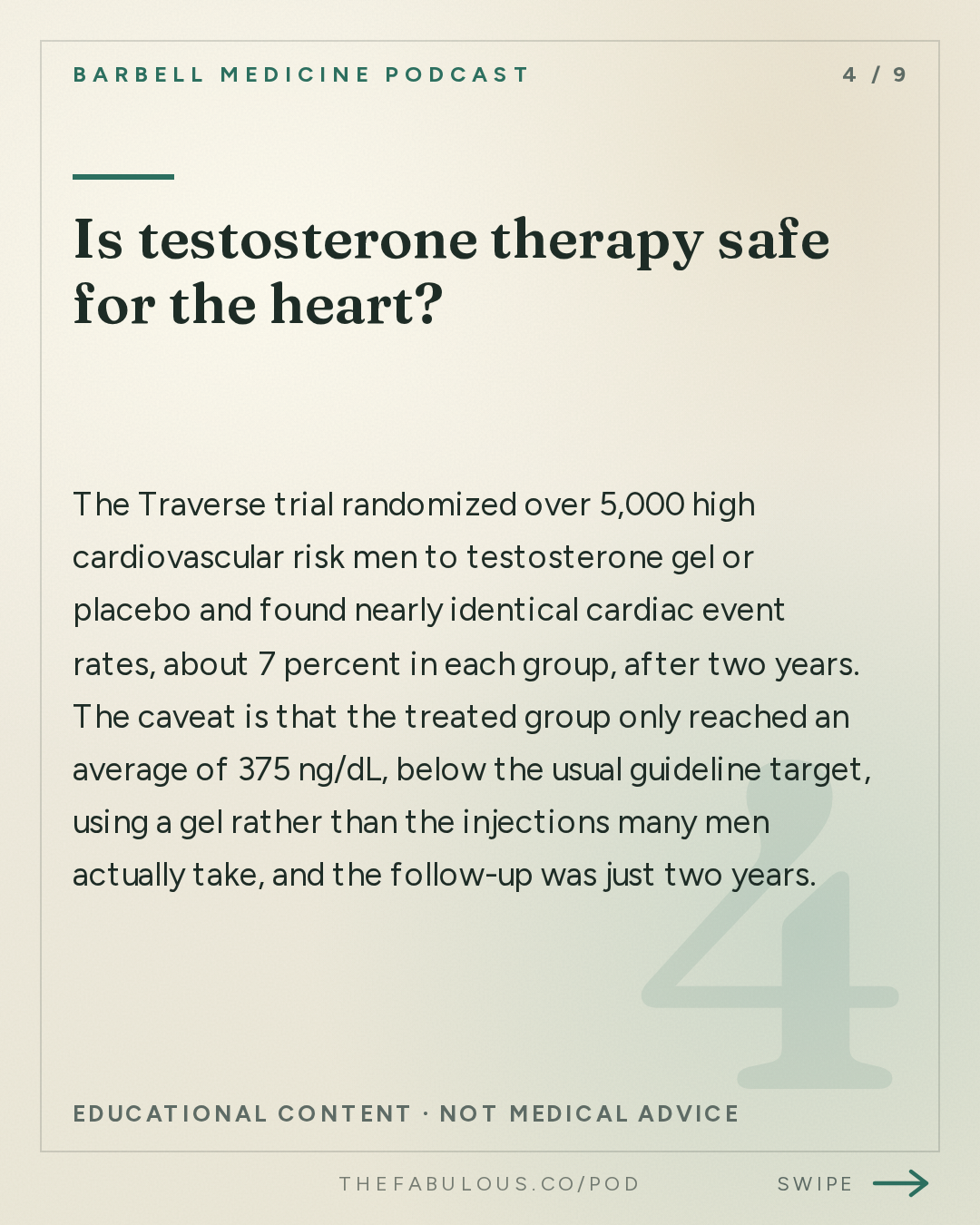 Is testosterone therapy safe for the heart? — Barbell Medicine Podcast: Who Needs Testosterone, and Who's Not Getting It I Signal Episode 4