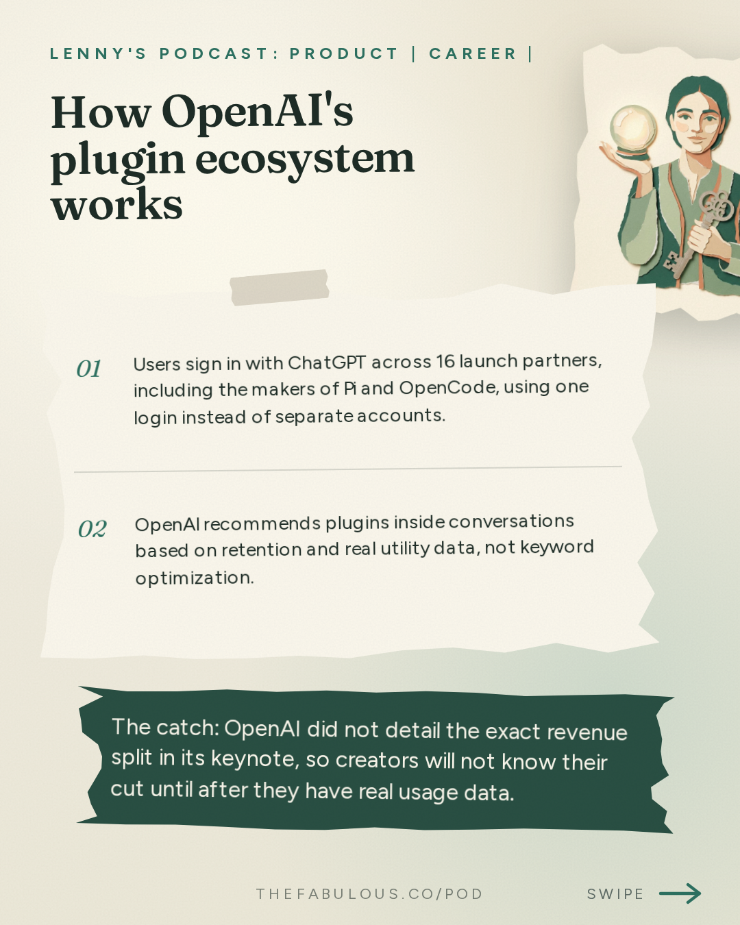How OpenAI's plugin ecosystem works — Lenny's Podcast: Product | Career | Growth: OpenAI’s Head of ChatGPT: We’re entering a new era of AI (again) | Tibo Sottiaux