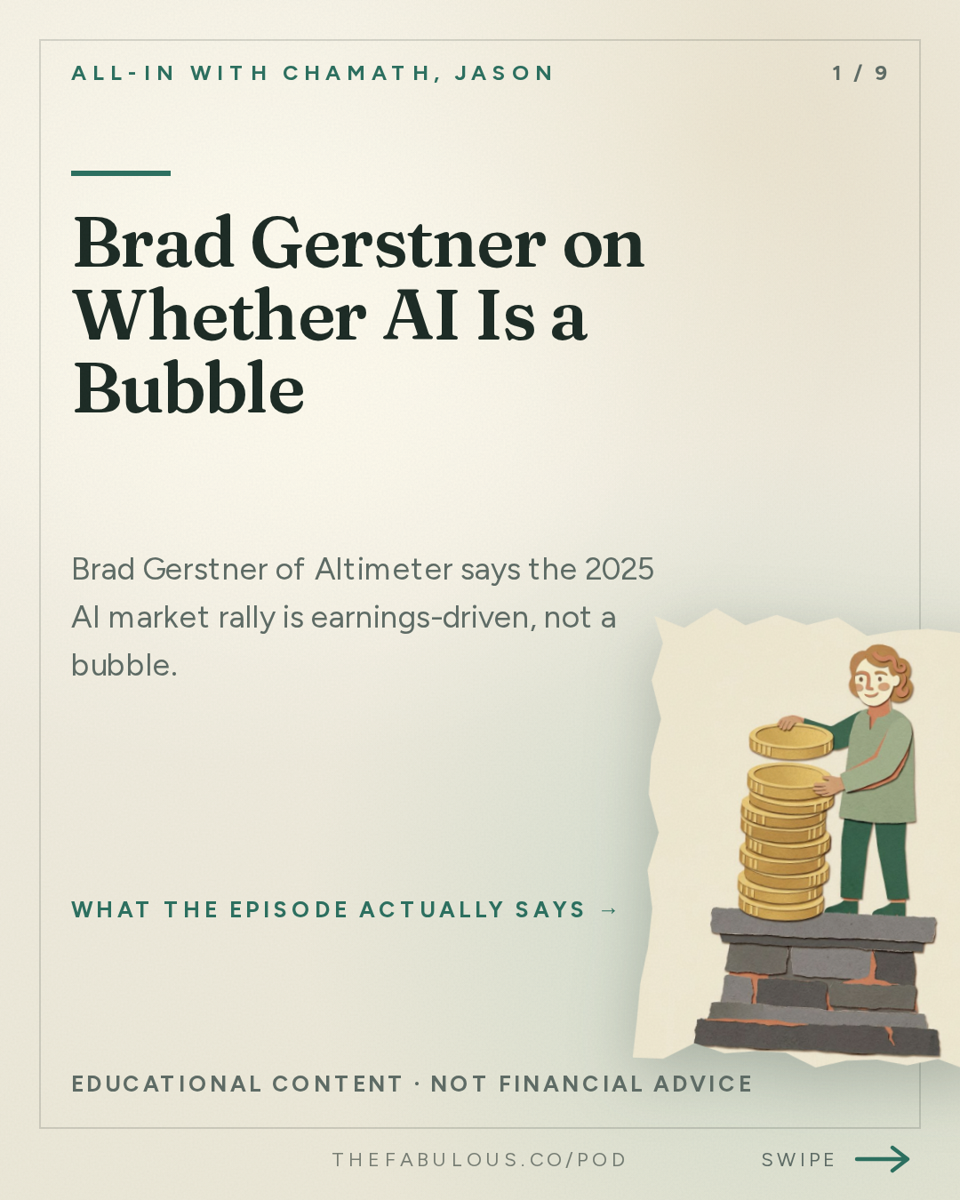 Brad Gerstner on Whether AI Is a Bubble — All-In with Chamath, Jason, Sacks & Friedberg: Brad Gerstner: No AI Bubble, Semis Eat the Nasdaq & AI's Take Off Problem