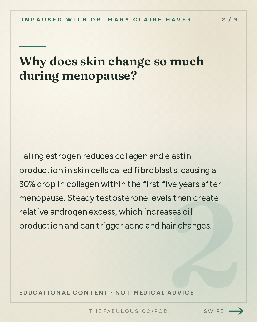 Why does skin change so much during menopause? — unPAUSED with Dr. Mary Claire Haver: Menopause Skin Changes and the Science of Skincare