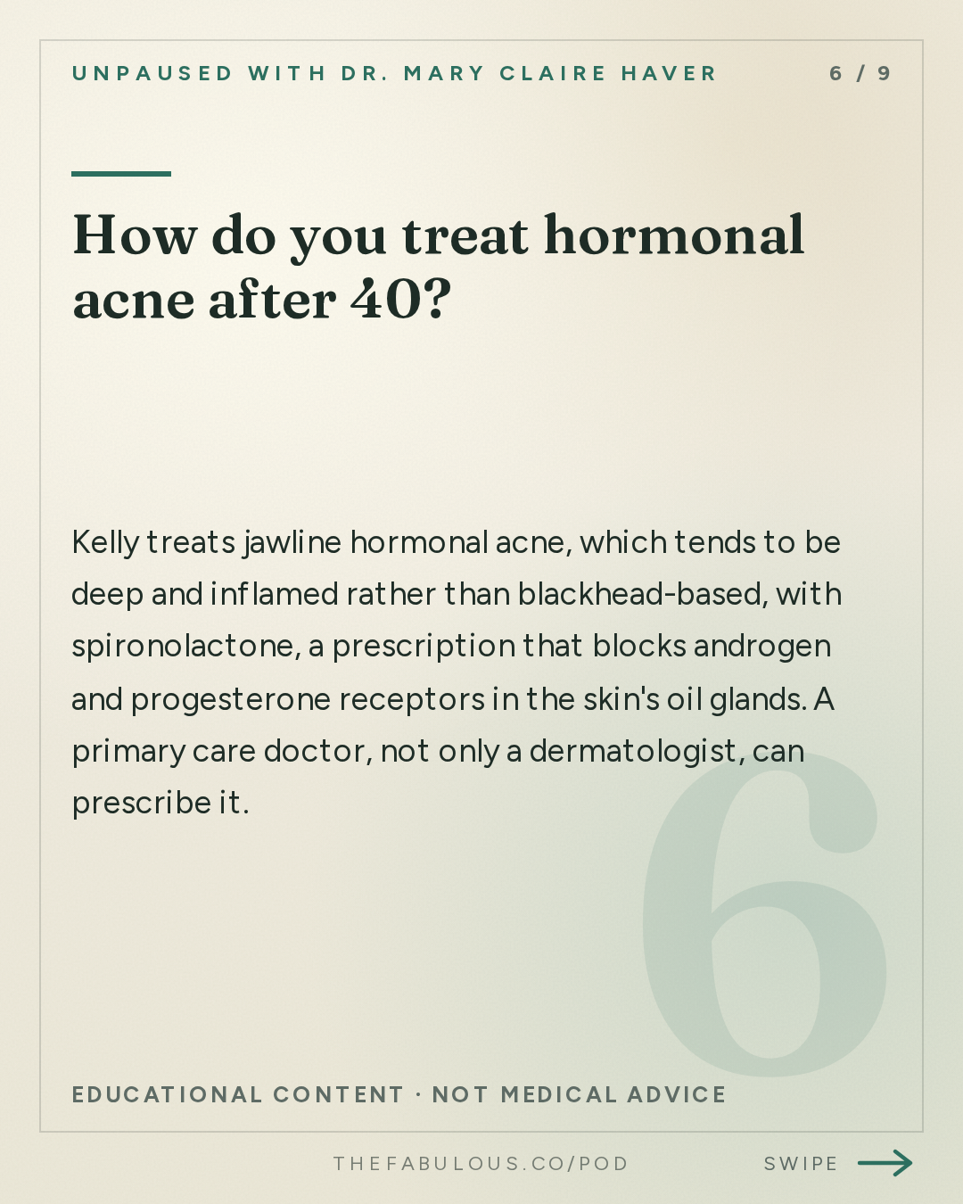 How do you treat hormonal acne after 40? — unPAUSED with Dr. Mary Claire Haver: Menopause Skin Changes and the Science of Skincare