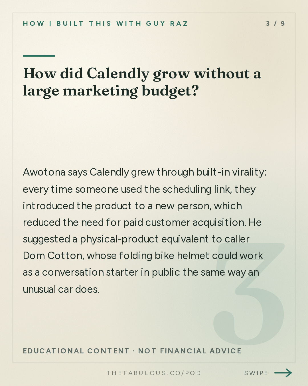 How did Calendly grow without a large marketing budget? — How I Built This with Guy Raz: Advice Line with Tope Awotona of Calendly