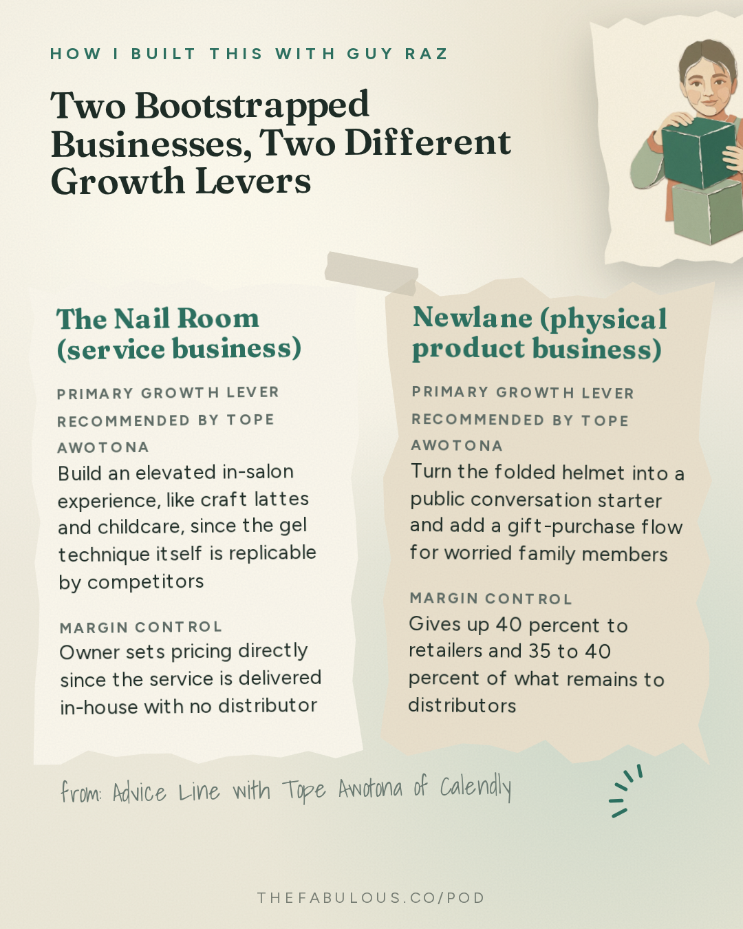 Two Bootstrapped Businesses, Two Different Growth Levers — How I Built This with Guy Raz: Advice Line with Tope Awotona of Calendly