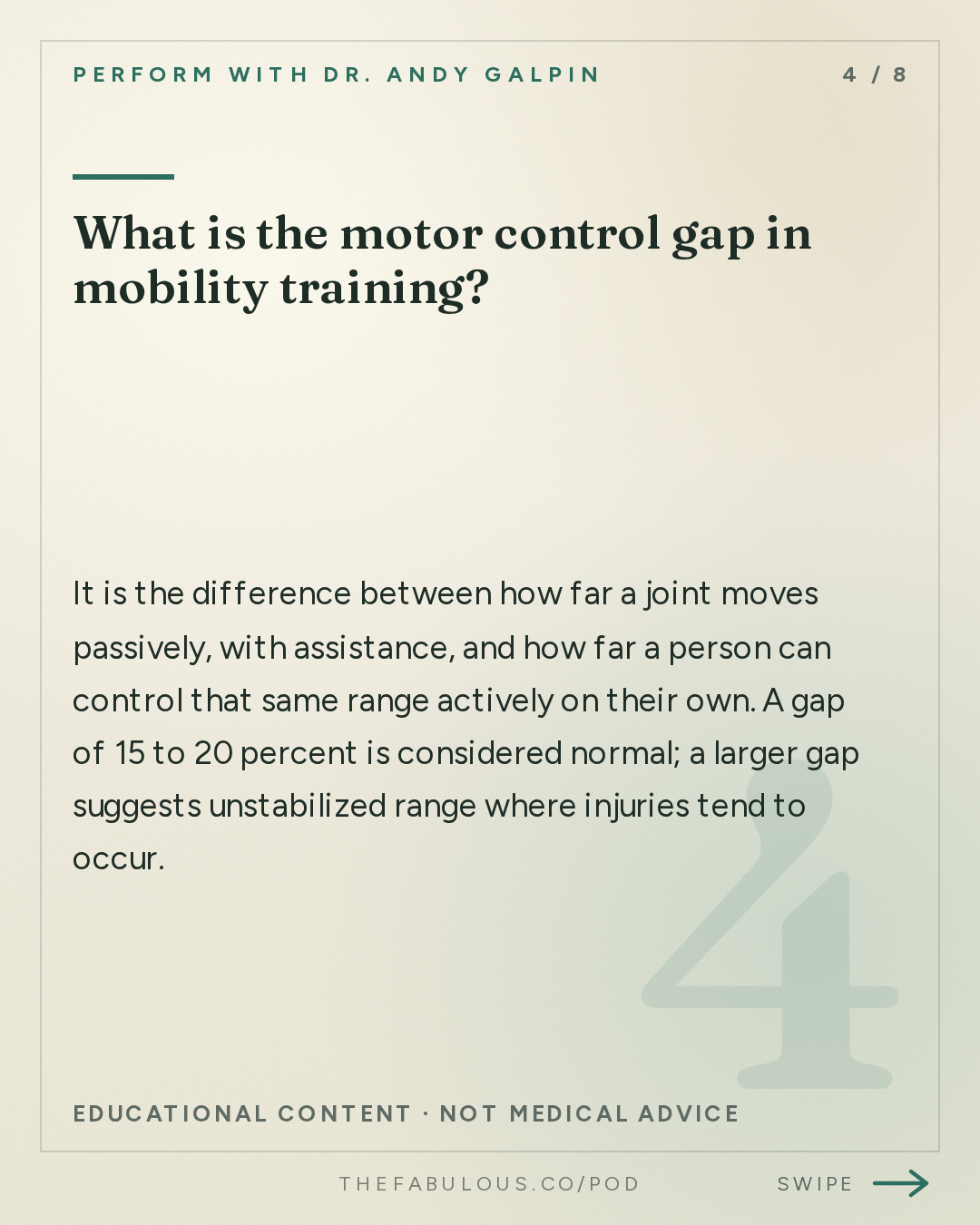 What is the motor control gap in mobility training? — Perform with Dr. Andy Galpin: How to Train Without Pain (Back, Shoulders, Mobility & Strength) | Dr. John Rusin