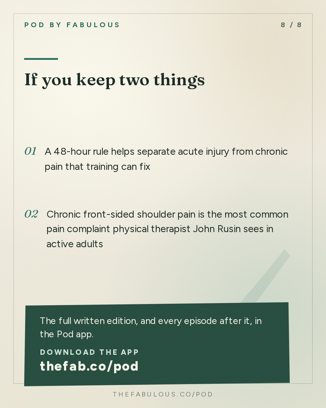 If you keep two things — Perform with Dr. Andy Galpin: How to Train Without Pain (Back, Shoulders, Mobility & Strength) | Dr. John Rusin