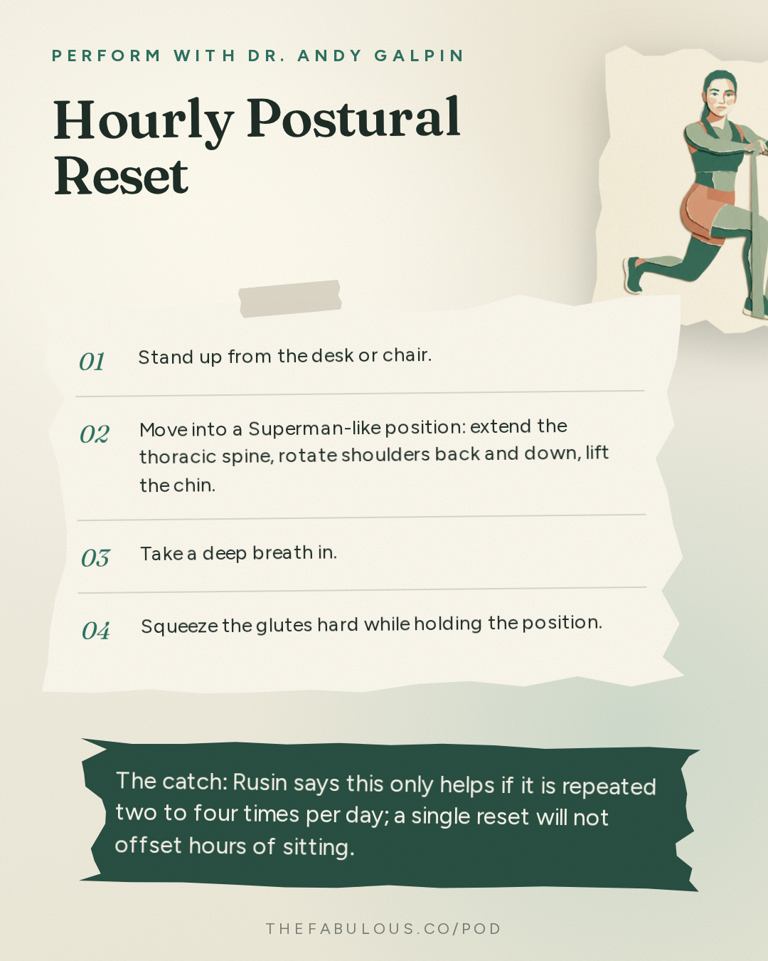 Hourly Postural Reset — Perform with Dr. Andy Galpin: How to Train Without Pain (Back, Shoulders, Mobility & Strength) | Dr. John Rusin