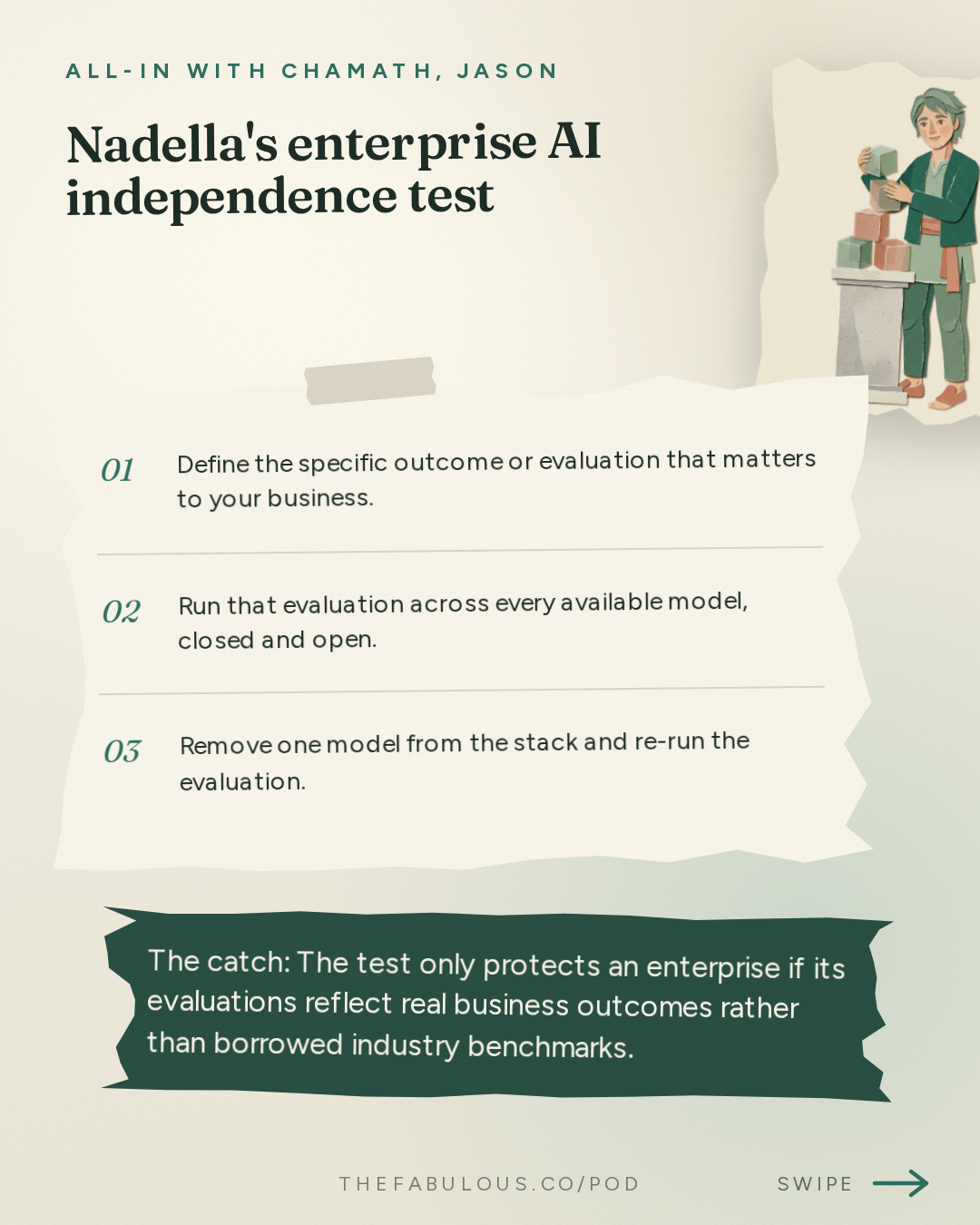 Nadella's enterprise AI independence test — All-In with Chamath, Jason, Sacks & Friedberg: Satya Nadella on the AI Doomer Slowdown, Microsoft's Master Plan & Who Wins AI