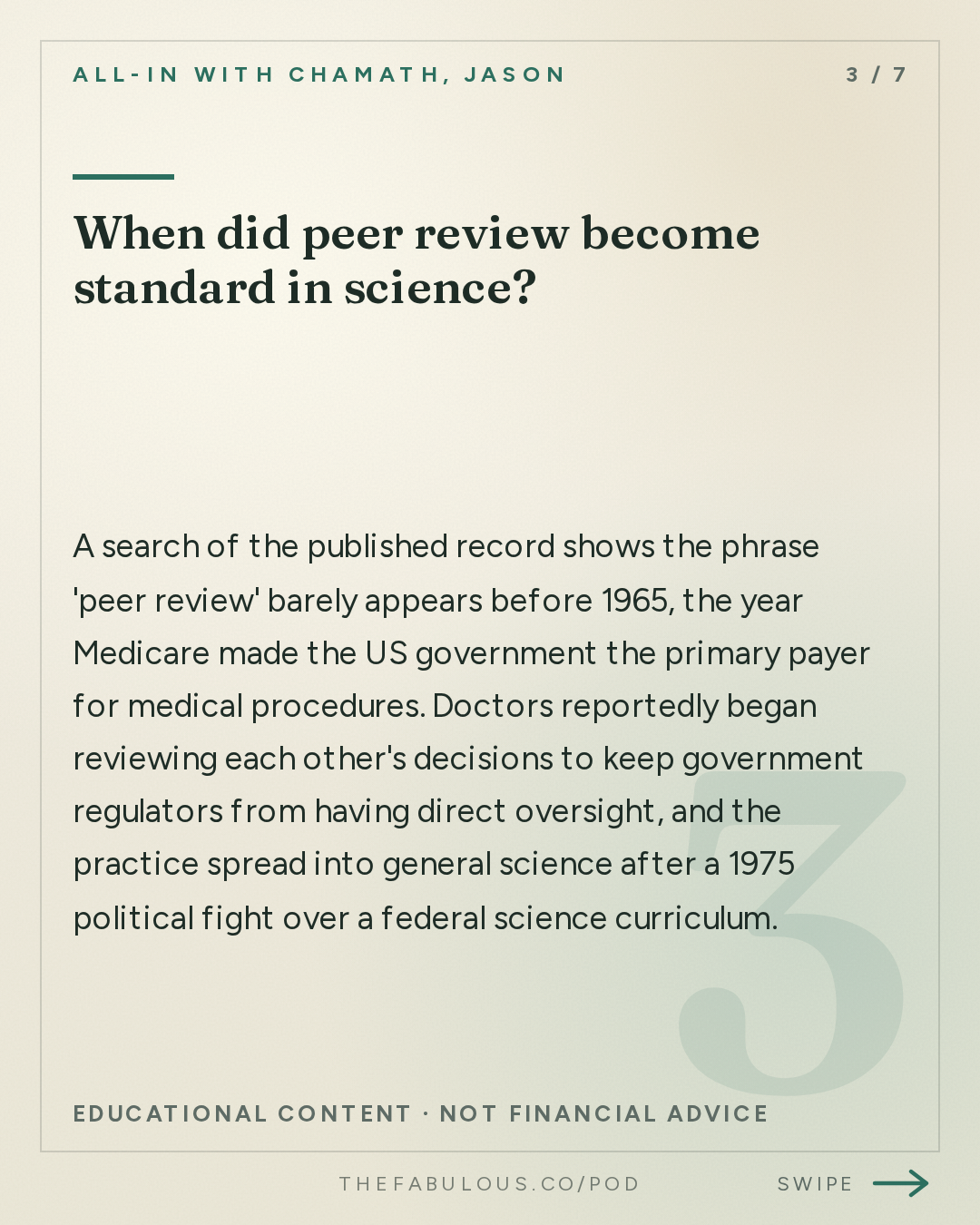 When did peer review become standard in science? — All-In with Chamath, Jason, Sacks & Friedberg: Eric Weinstein: The Scientific Precariat, China's Brain Drain, Physics Stagnation, String Theory's Collapse & UAPs