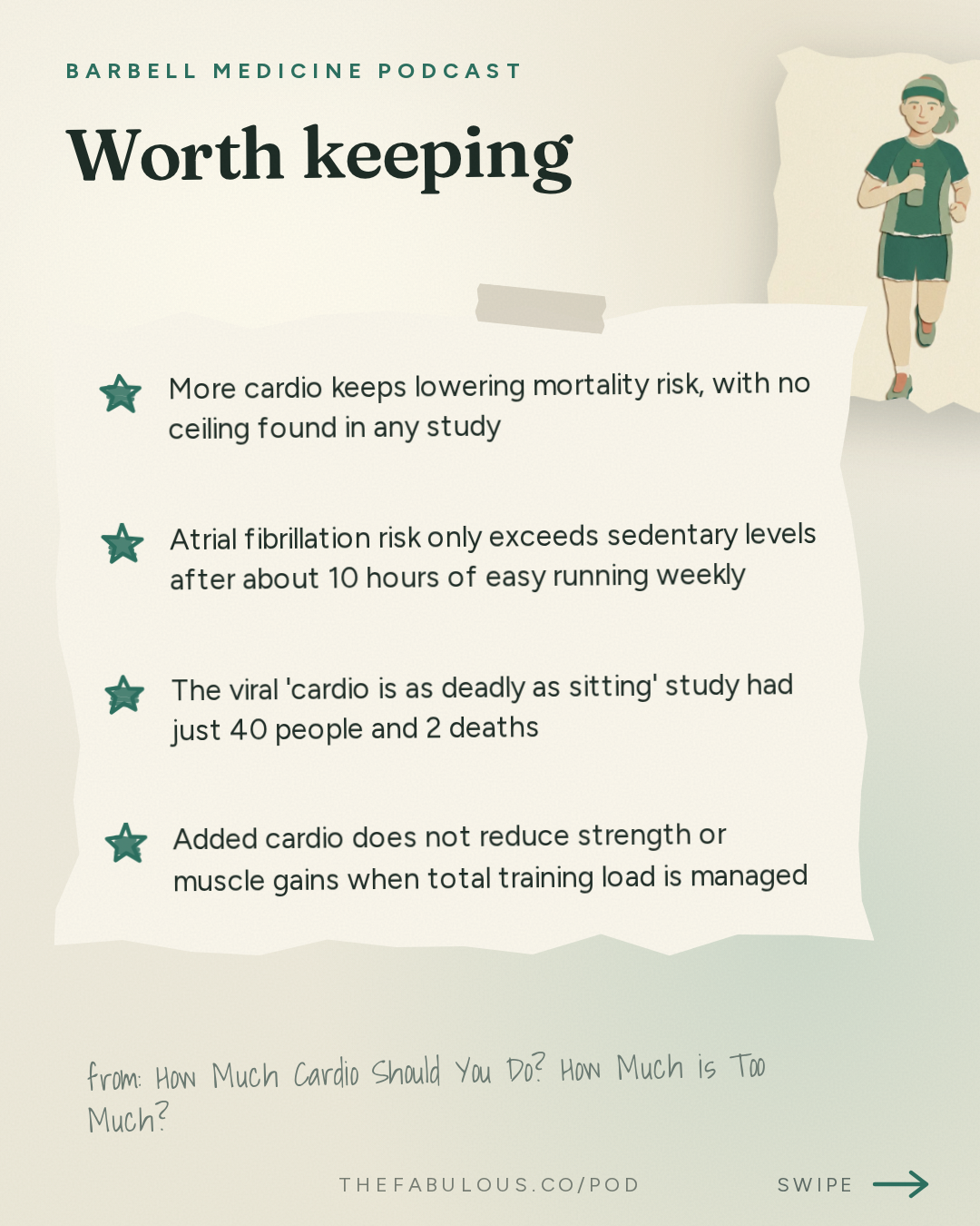 Worth keeping — Barbell Medicine Podcast: How Much Cardio Should You Do? How Much is Too Much?