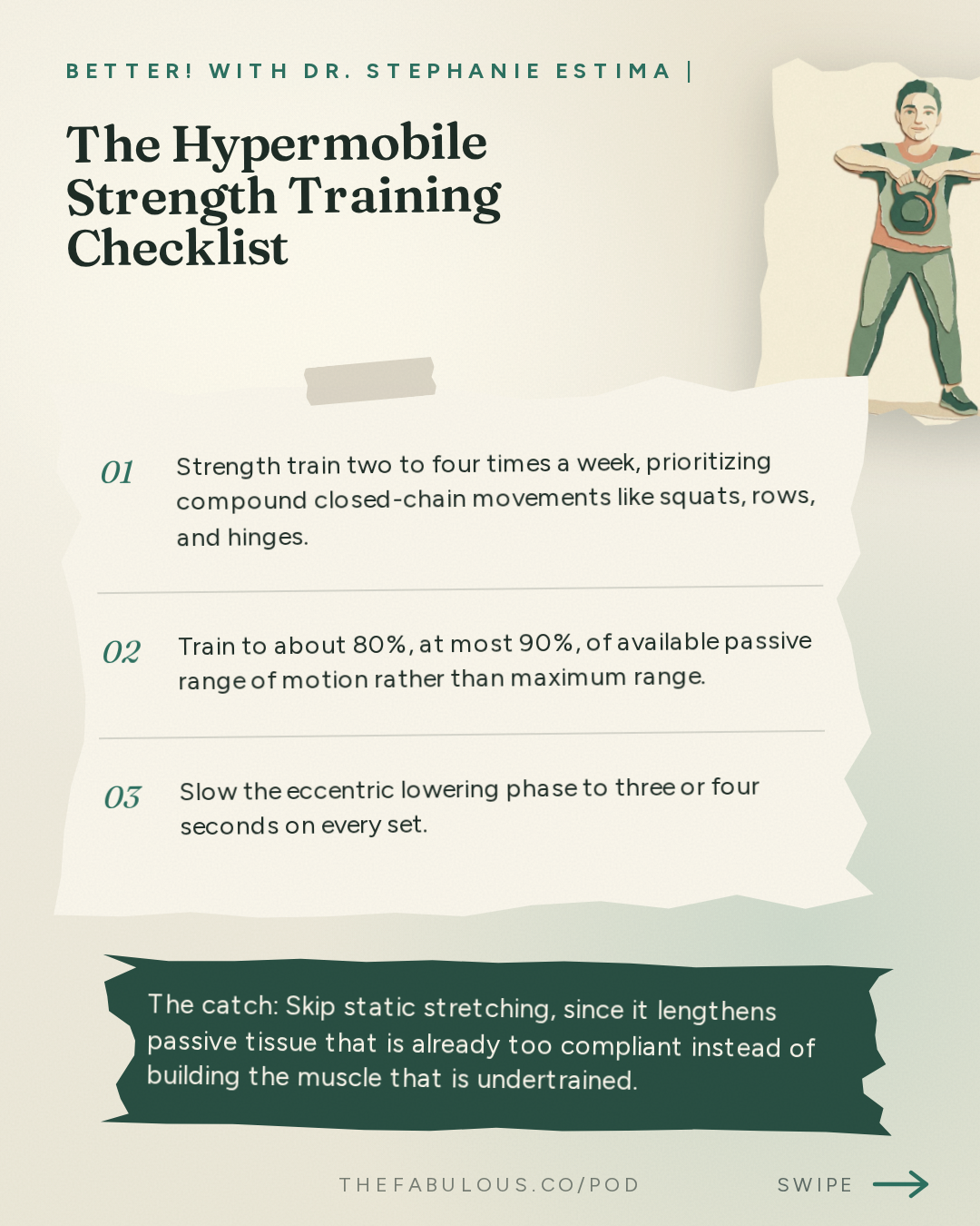 The Hypermobile Strength Training Checklist — BETTER! with Dr. Stephanie Estima | Strength, Body Composition & Perimenopause: Hypermobile? Yes, You Can Strength Train (Here's How to Do It Safely)