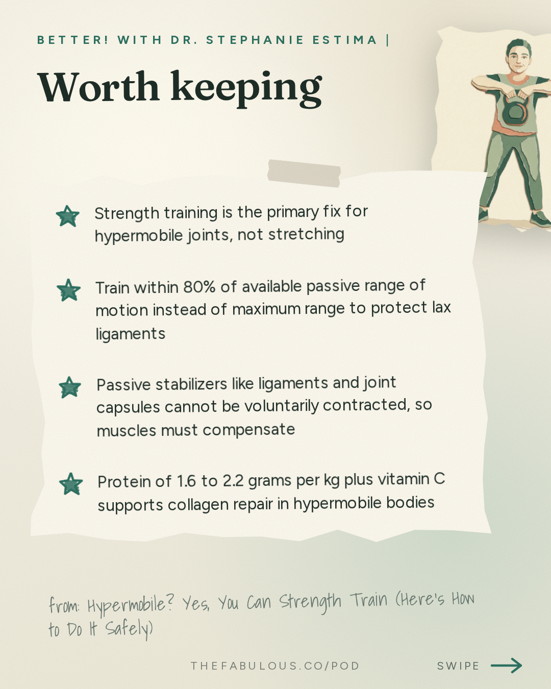 Worth keeping — BETTER! with Dr. Stephanie Estima | Strength, Body Composition & Perimenopause: Hypermobile? Yes, You Can Strength Train (Here's How to Do It Safely)