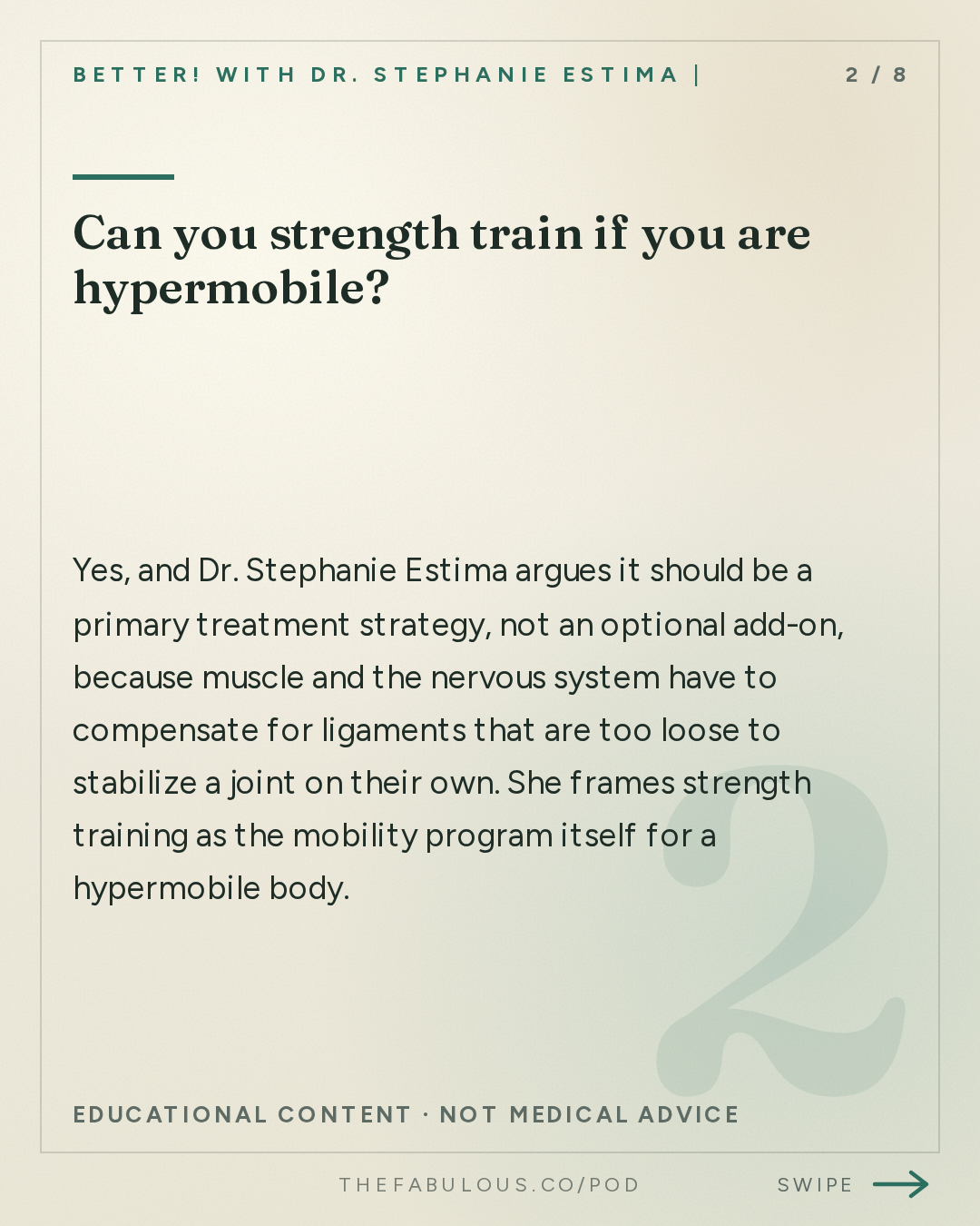 Can you strength train if you are hypermobile? — BETTER! with Dr. Stephanie Estima | Strength, Body Composition & Perimenopause: Hypermobile? Yes, You Can Strength Train (Here's How to Do It Safely)